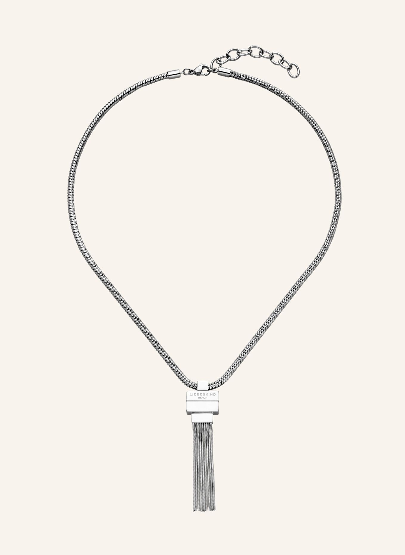 LIEBESKIND Ketting van roestvrij staal: ZILVER