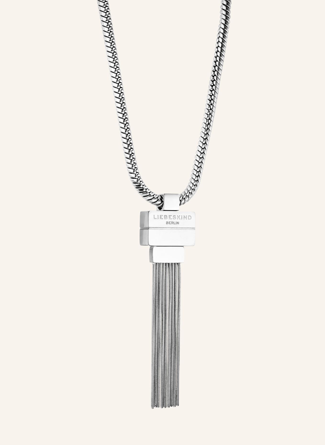 LIEBESKIND Ketting van roestvrij staal: ZILVER