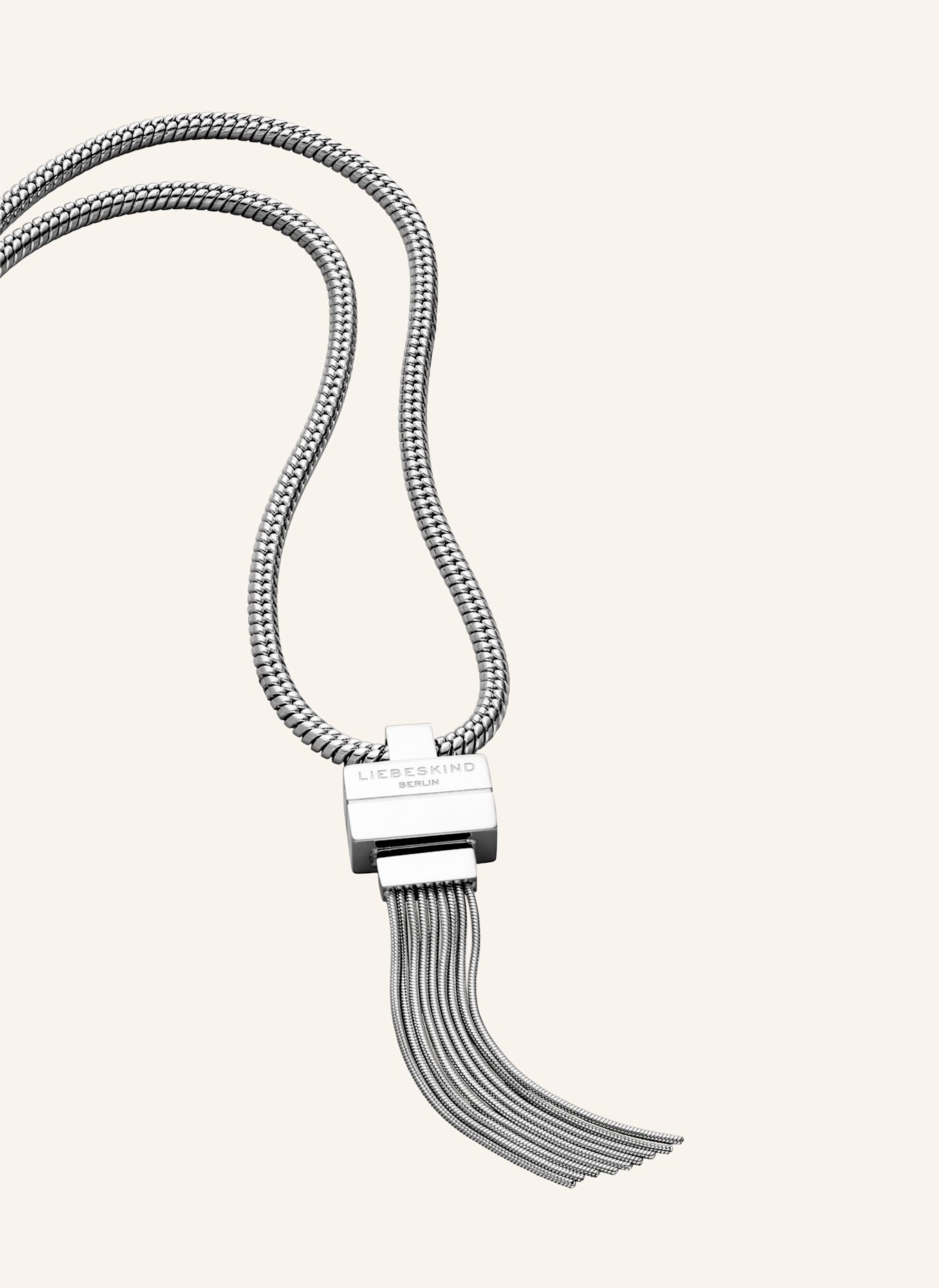LIEBESKIND Ketting van roestvrij staal: ZILVER