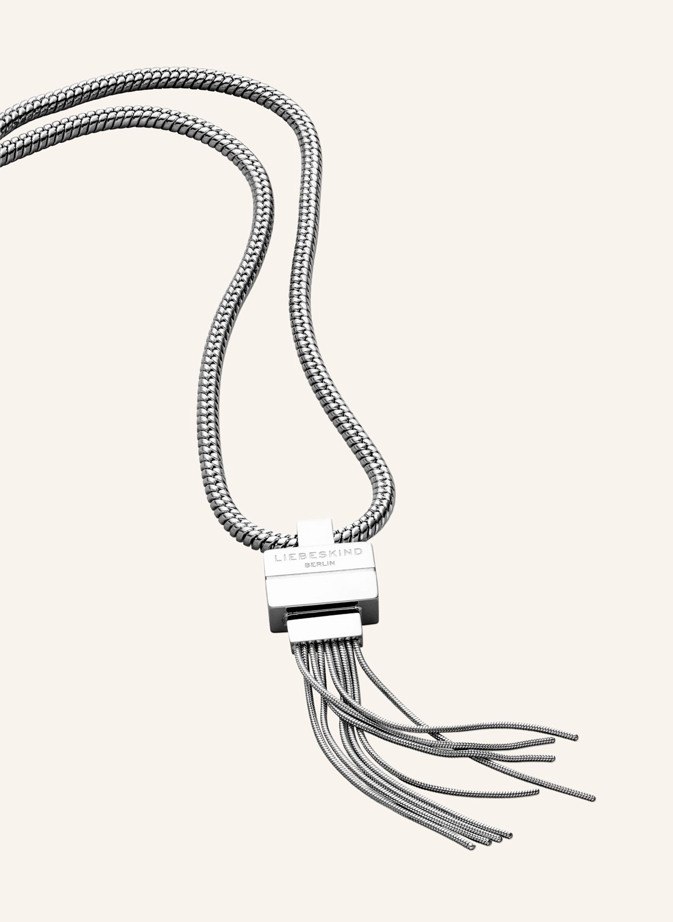 LIEBESKIND Ketting van roestvrij staal: ZILVER