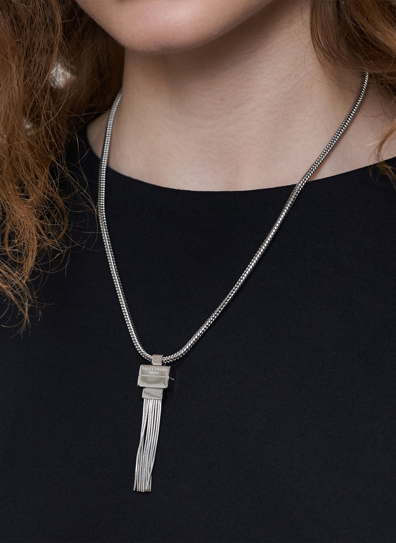 LIEBESKIND Ketting van roestvrij staal: ZILVER