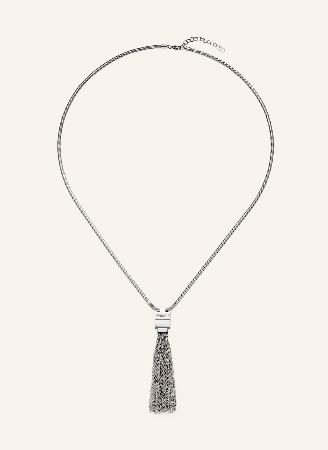 LIEBESKIND Ketting van roestvrij staal: ZILVER