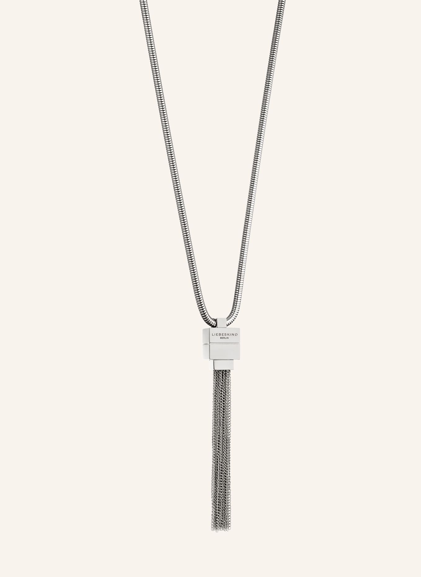 LIEBESKIND Ketting van roestvrij staal: ZILVER