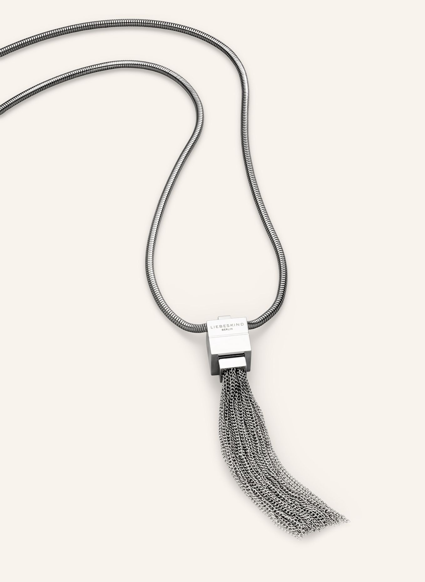 LIEBESKIND Ketting van roestvrij staal: ZILVER