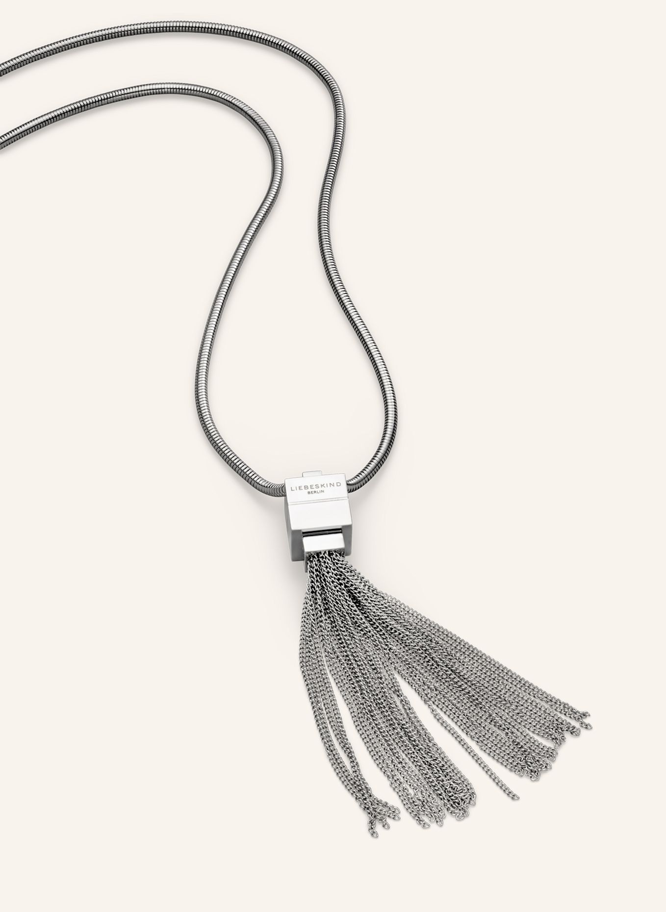 LIEBESKIND Ketting van roestvrij staal: ZILVER
