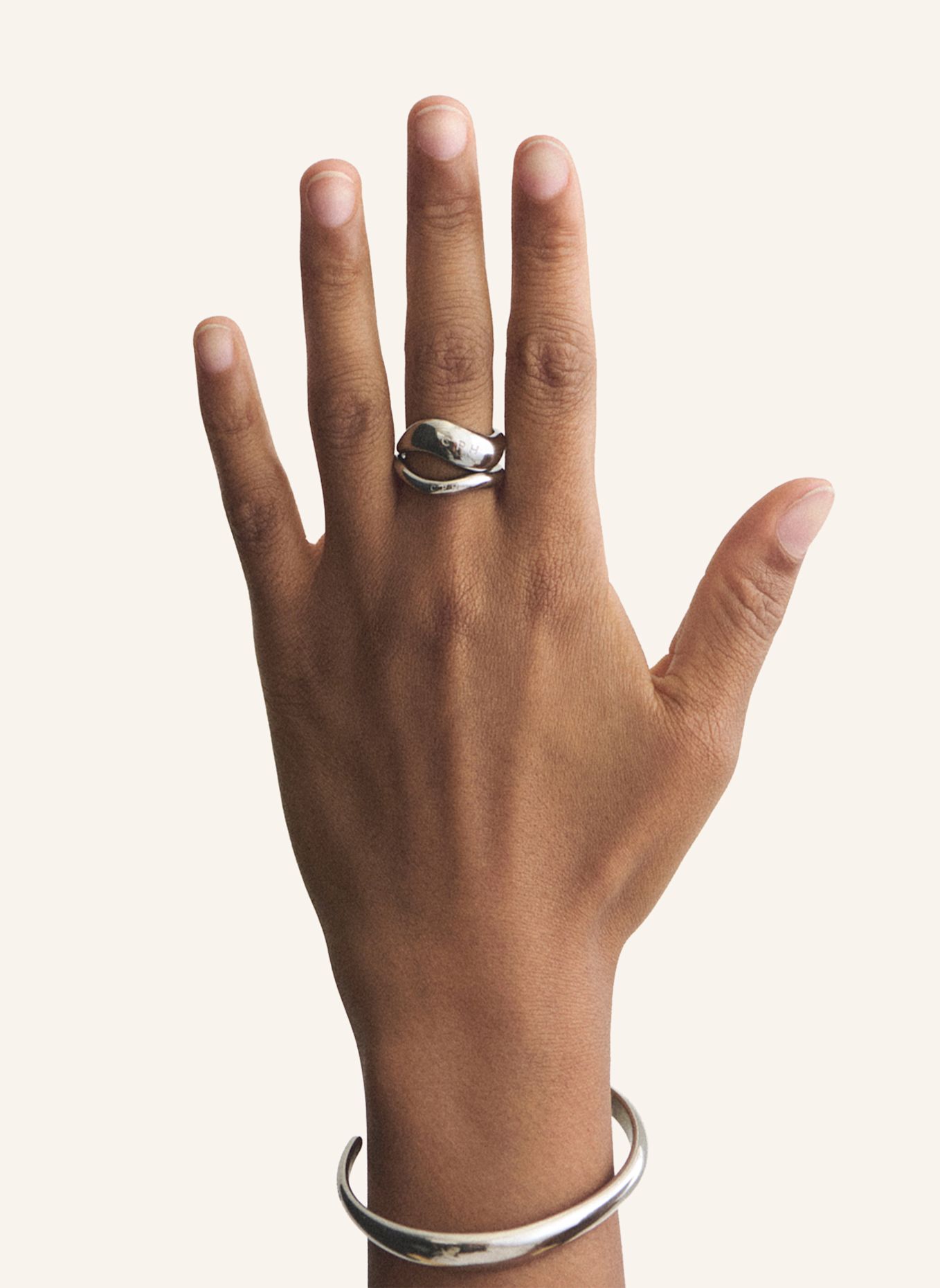COPENHAGEN STUDIOS Ring  aus  Edelstahl: SILBER