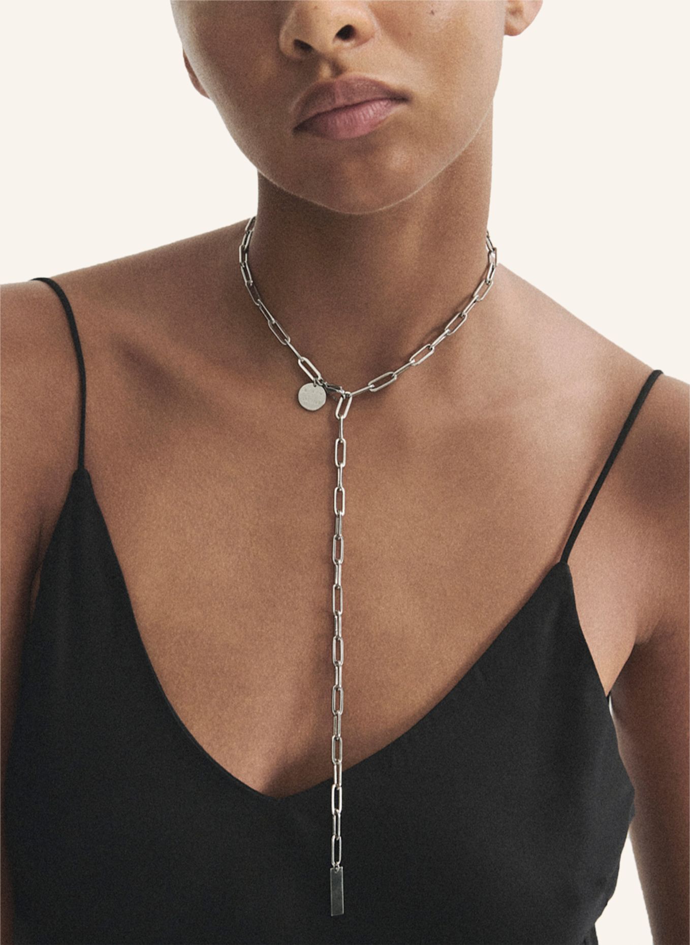 COPENHAGEN STUDIOS Ketting van roestvrij staal: ZILVER