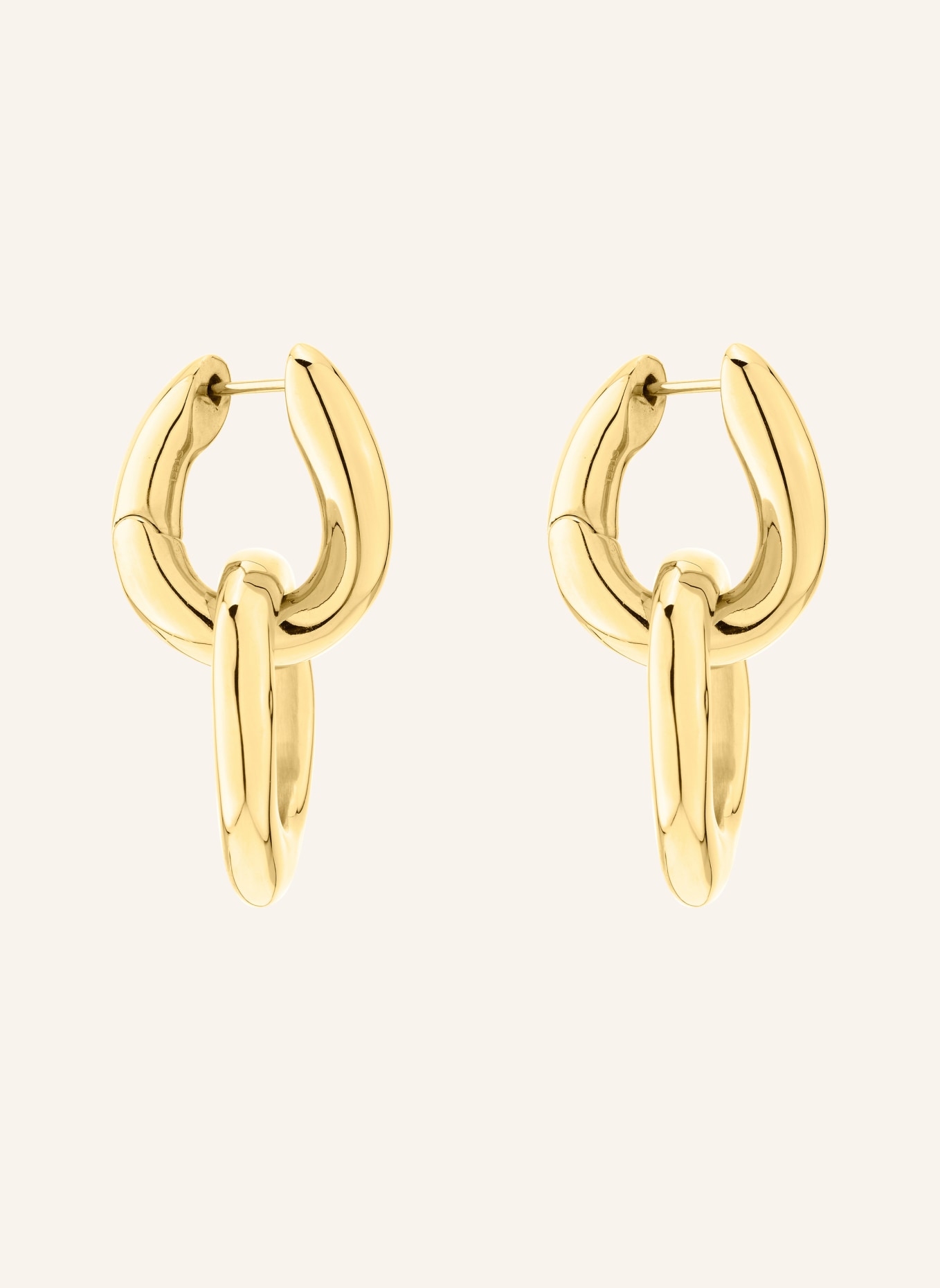 LIEBESKIND Ohrhänger  aus  Edelstahl: GOLD