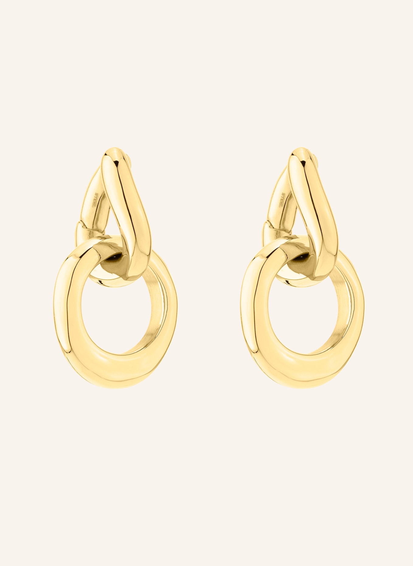 LIEBESKIND Ohrhänger  aus  Edelstahl: GOLD