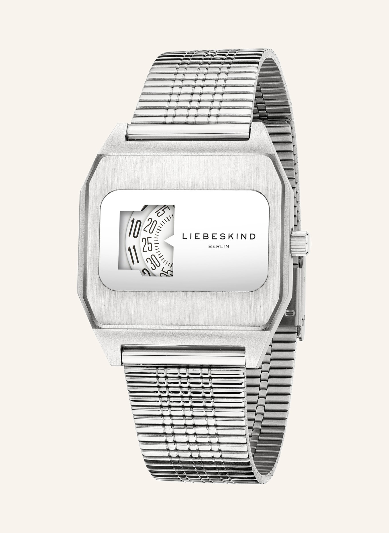 LIEBESKIND Armbanduhr aus Edelstahl: SILBER