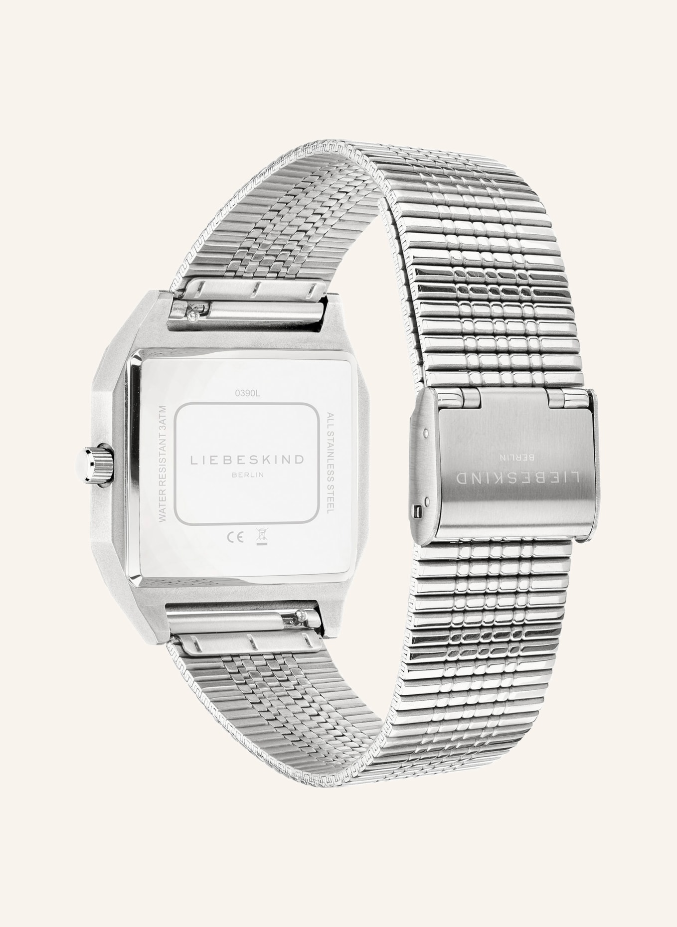LIEBESKIND Armbanduhr aus Edelstahl: SILBER