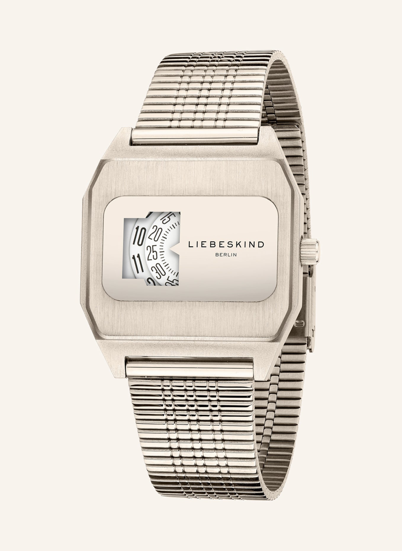 LIEBESKIND Armbanduhr aus Edelstahl: ROSÉGOLD