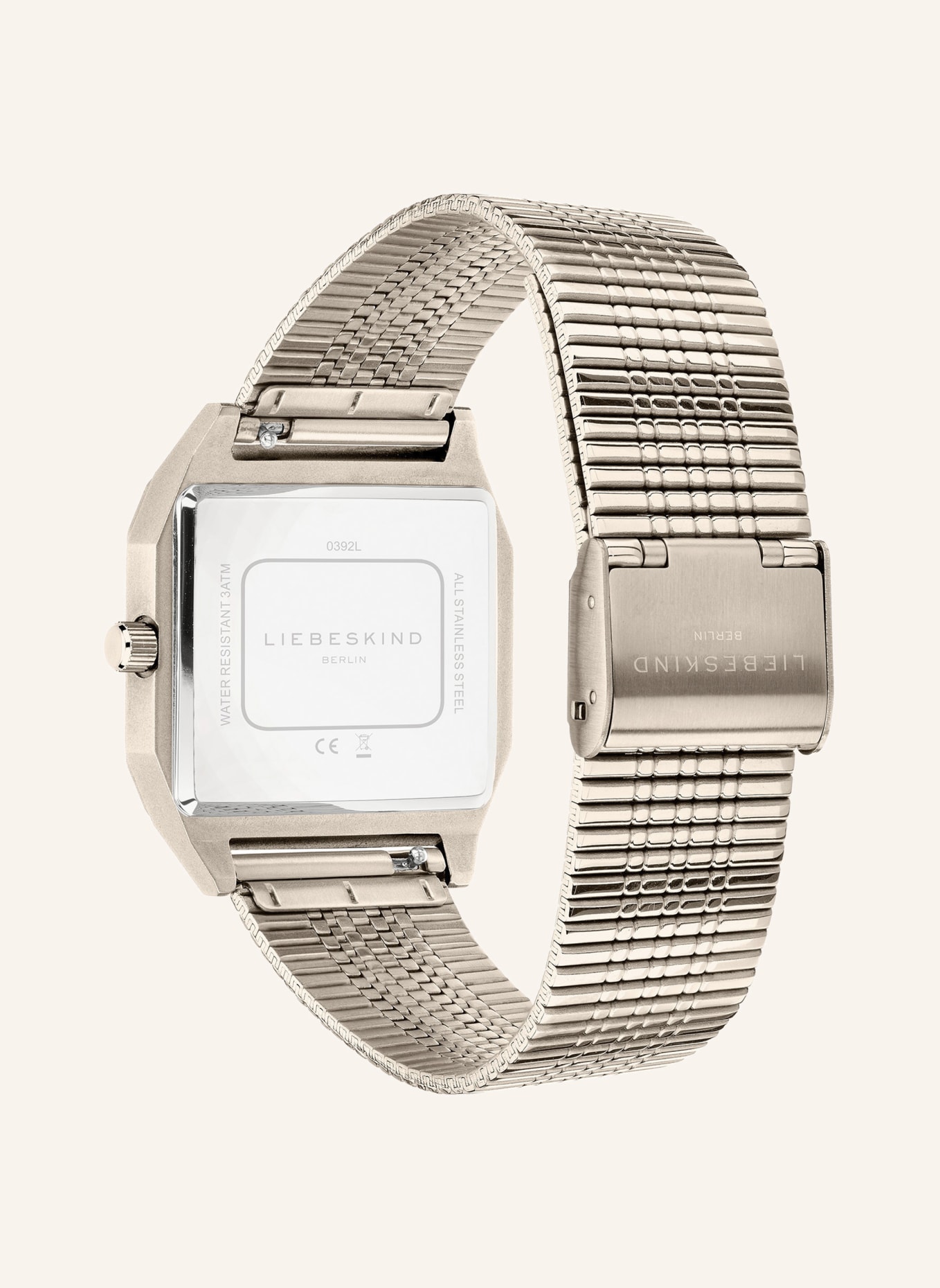 LIEBESKIND Armbanduhr aus Edelstahl: ROSÉGOLD