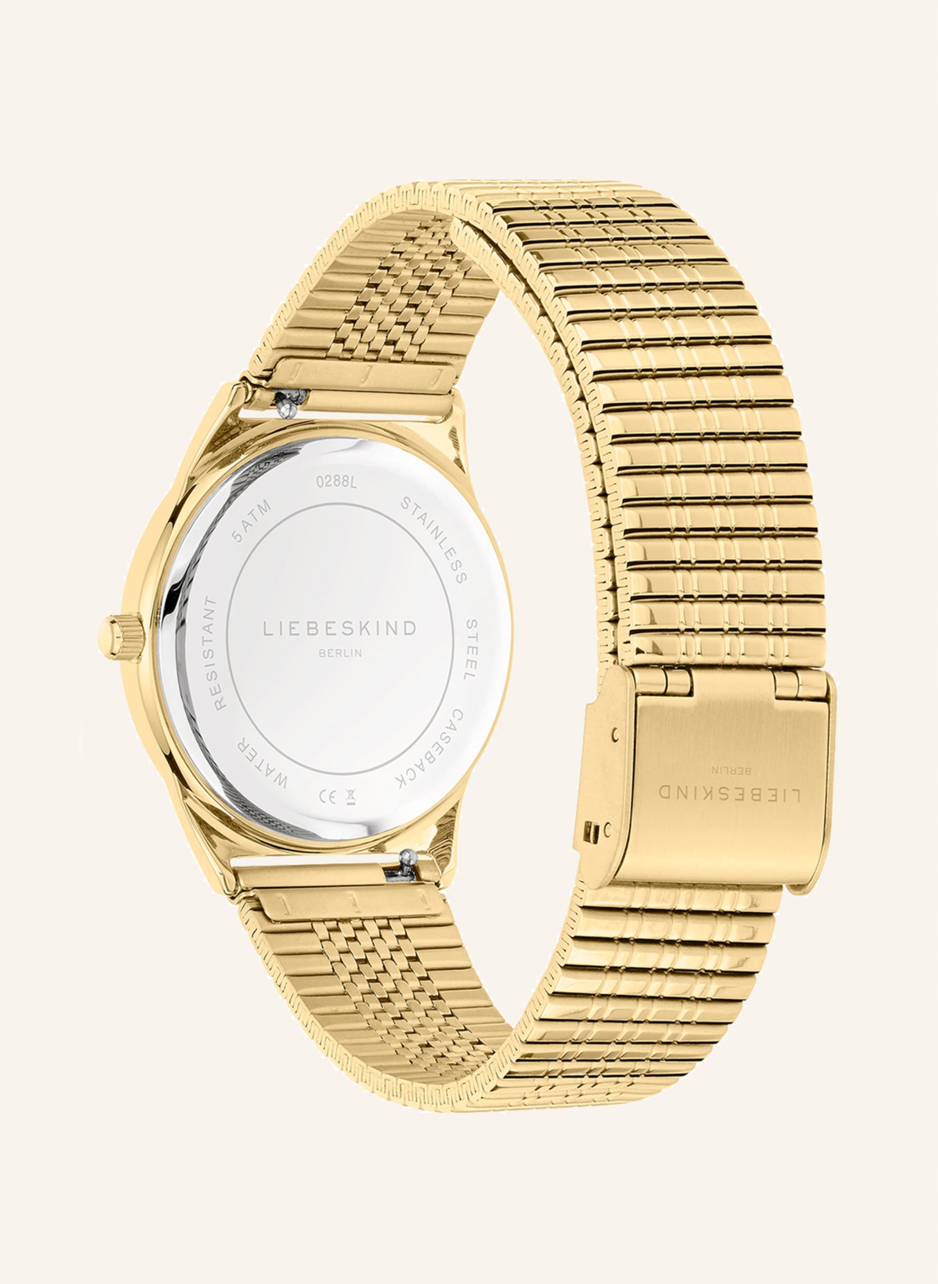 LIEBESKIND Armbanduhr  aus  Edelstahl, Farbe: GOLD (Bild 2)