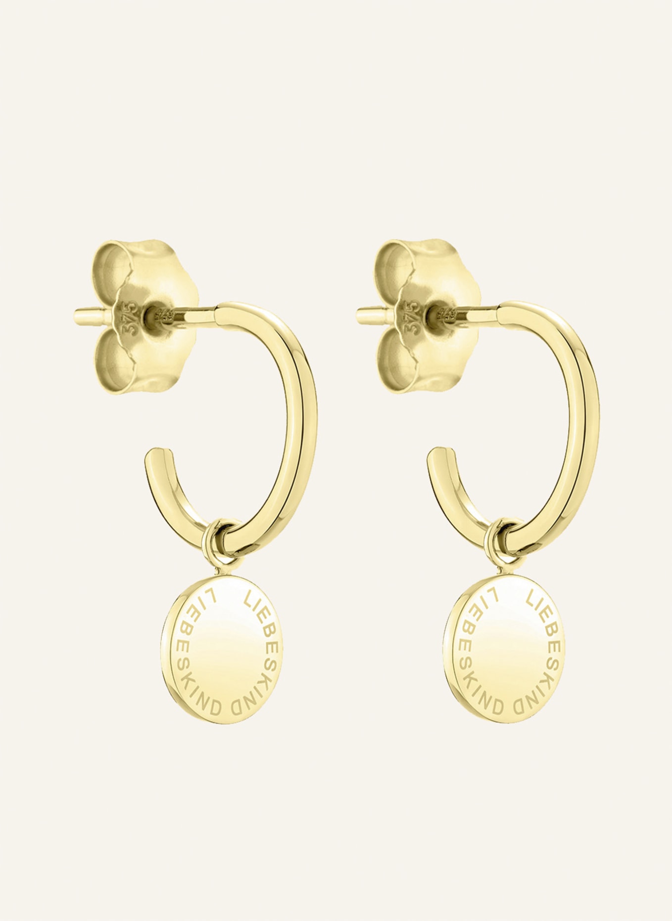 LIEBESKIND Ohrringe  aus  375/ooo Gold, Farbe: GOLD (Bild 1)