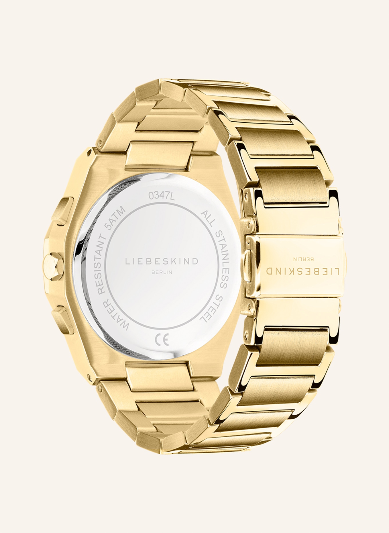 LIEBESKIND Armbanduhr  aus  Edelstahl: GOLD