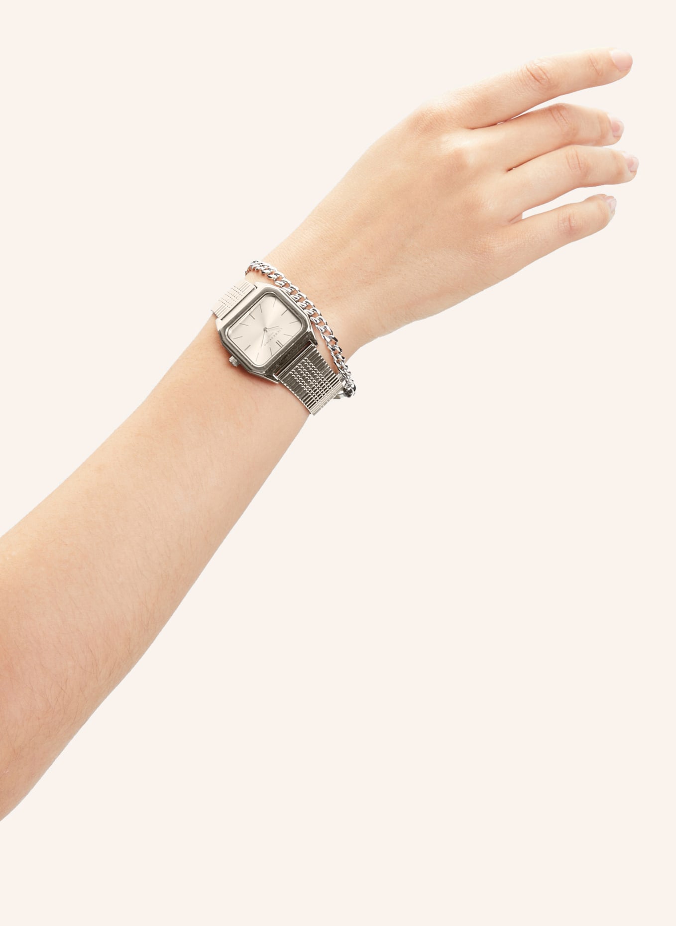 LIEBESKIND Armbanduhr aus Edelstahl: ROSÉGOLD