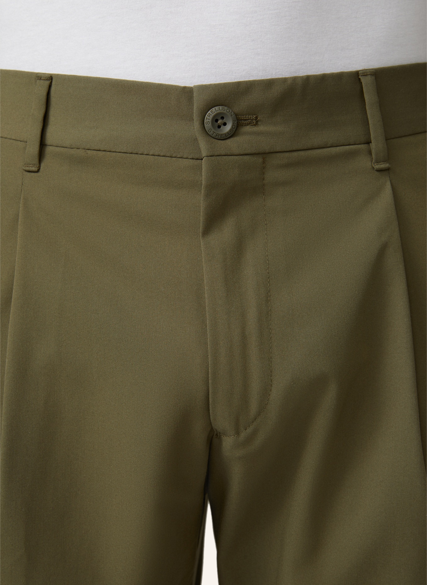 STRELLSON Chino LOUIS Relaxed Fit: OLIV