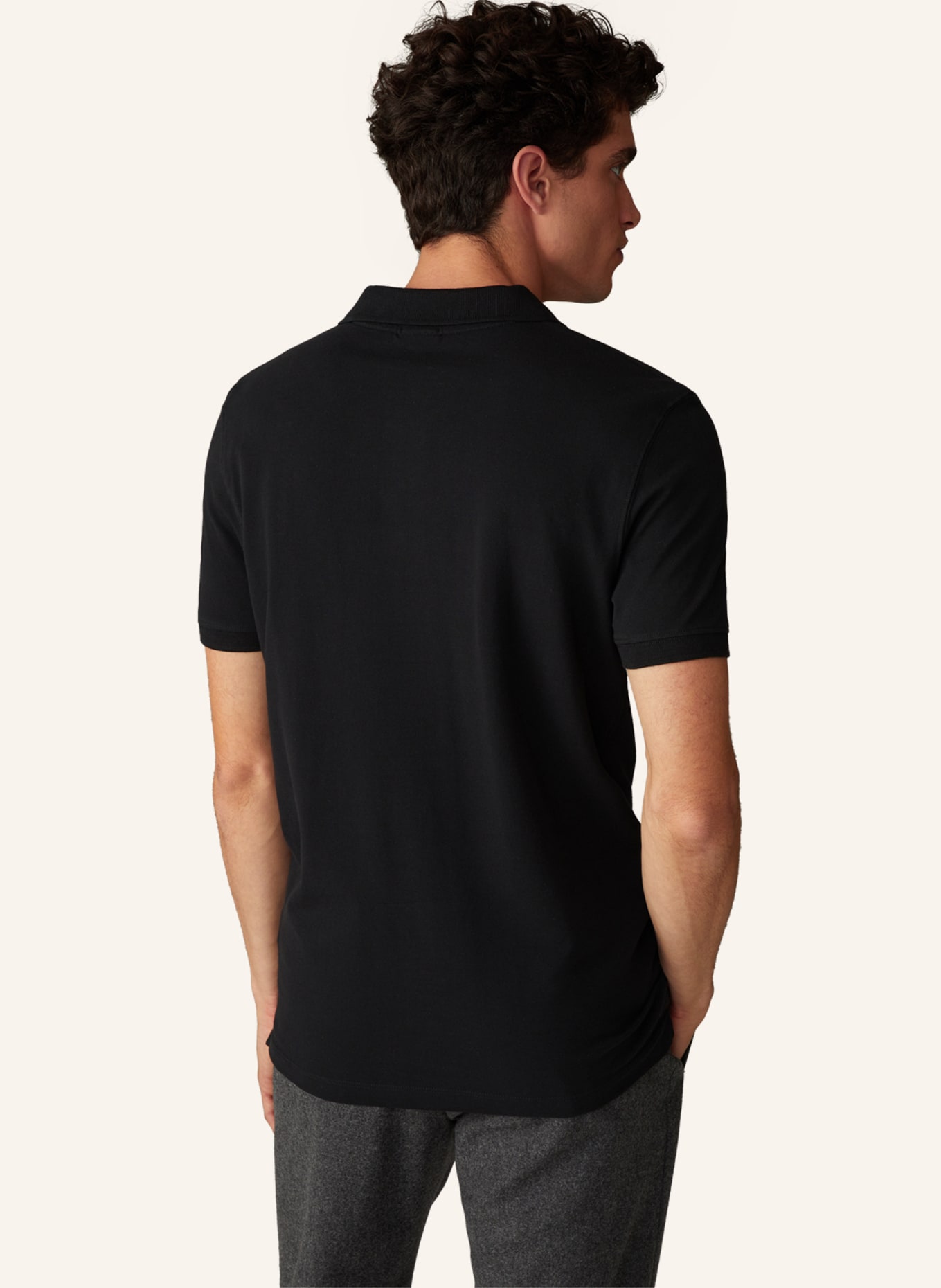 STRELLSON Poloshirt PETTER: SCHWARZ