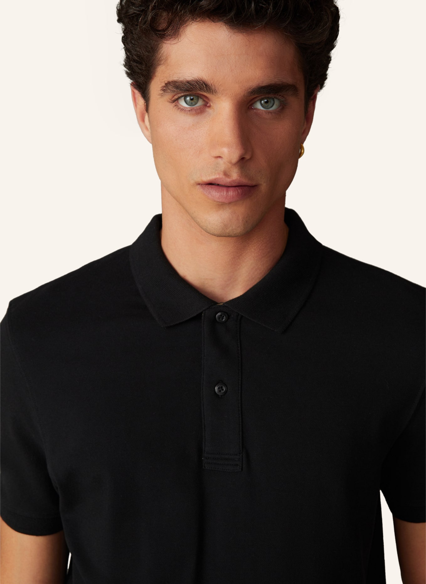 STRELLSON Poloshirt PETTER: SCHWARZ
