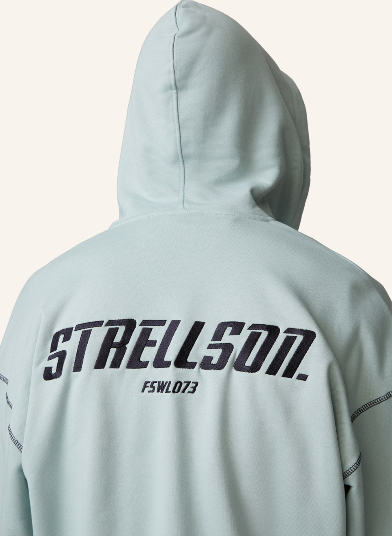 STRELLSON Sweatjacke HOODIE-SWEATJACKE KANAT, HELLBLAU, Farbe: HELLBLAU (Bild 5)