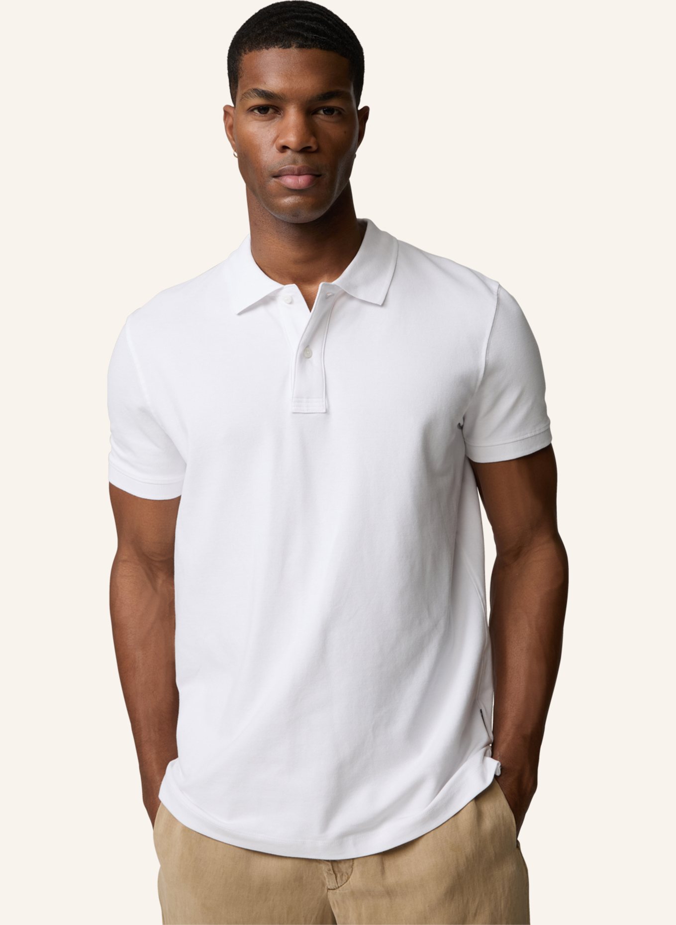 STRELLSON Poloshirt PETTER: WEISS