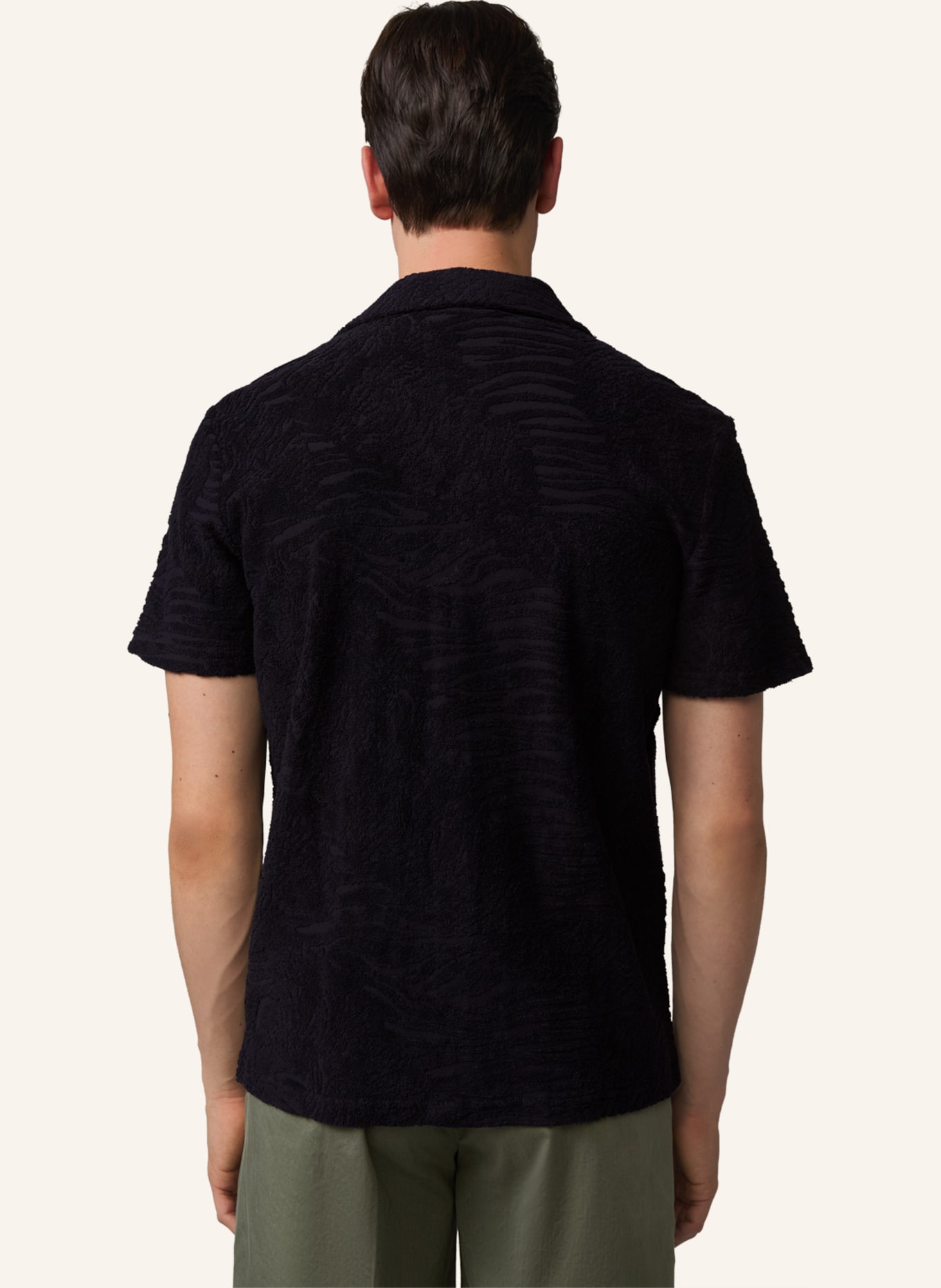 STRELLSON Shirt JACQUARD-SHIRT JOSEPH, DUNKELBLAU GEMUSTERT, Farbe: DUNKELBLAU (Bild 2)