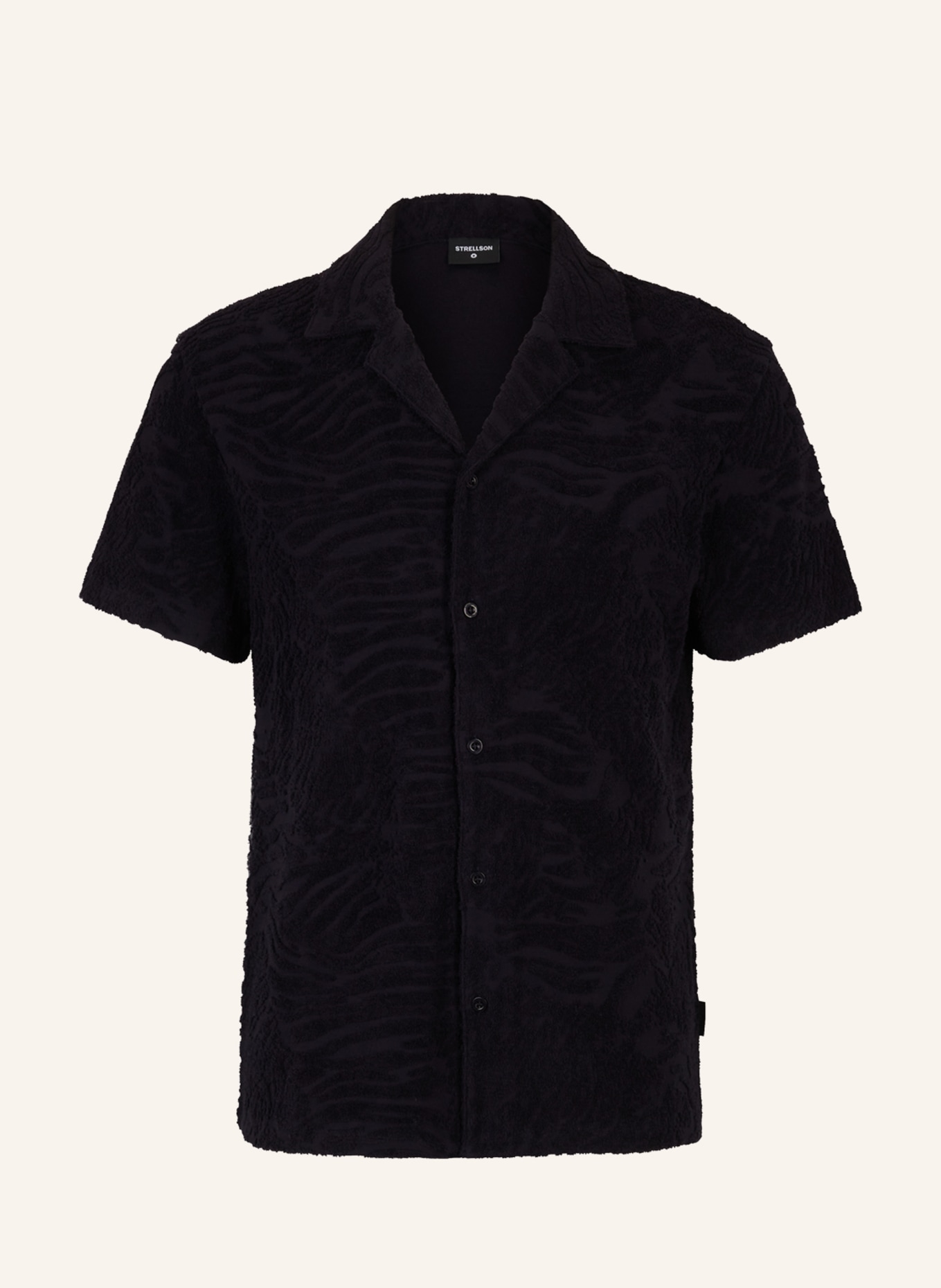 STRELLSON Shirt JACQUARD-SHIRT JOSEPH, DUNKELBLAU GEMUSTERT, Farbe: DUNKELBLAU (Bild 1)