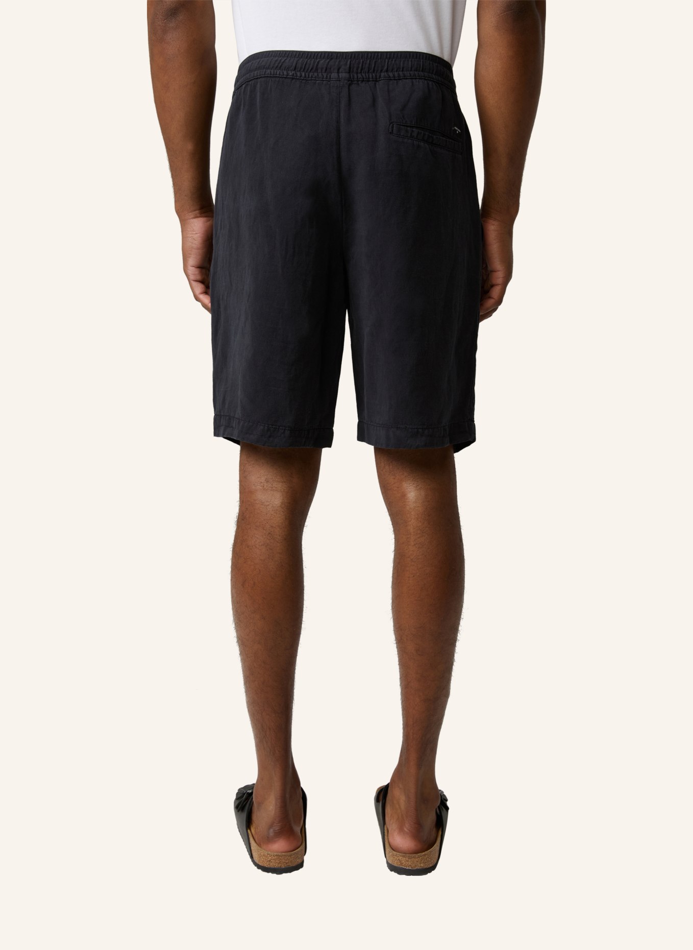 STRELLSON Shorts LEINEN-MIX SHORTS KAJI, HELLBRAUN, Farbe: DUNKELBLAU (Bild 3)