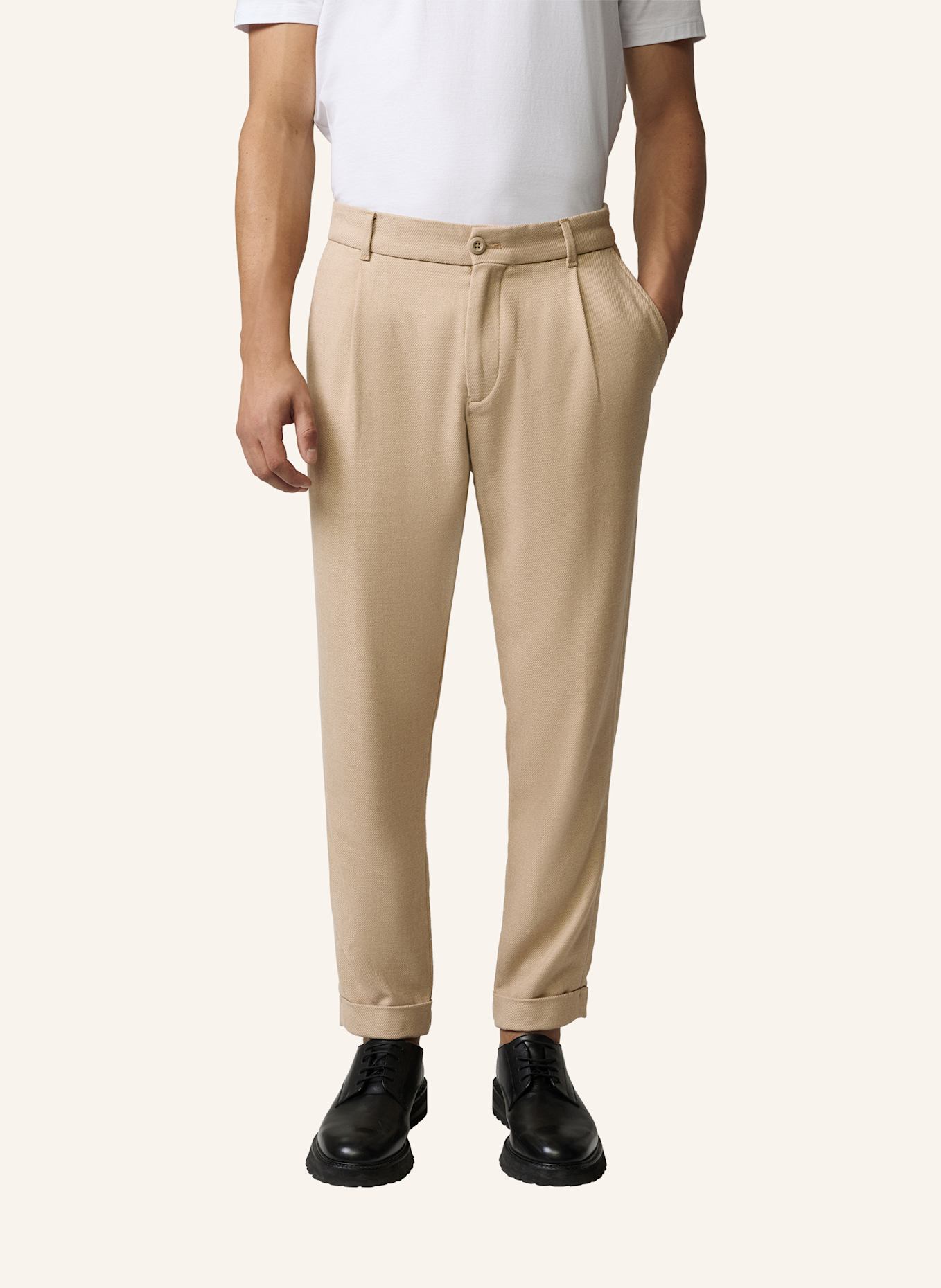 STRELLSON Bundfaltenhose LOUIS, Farbe: BEIGE (Bild 7)