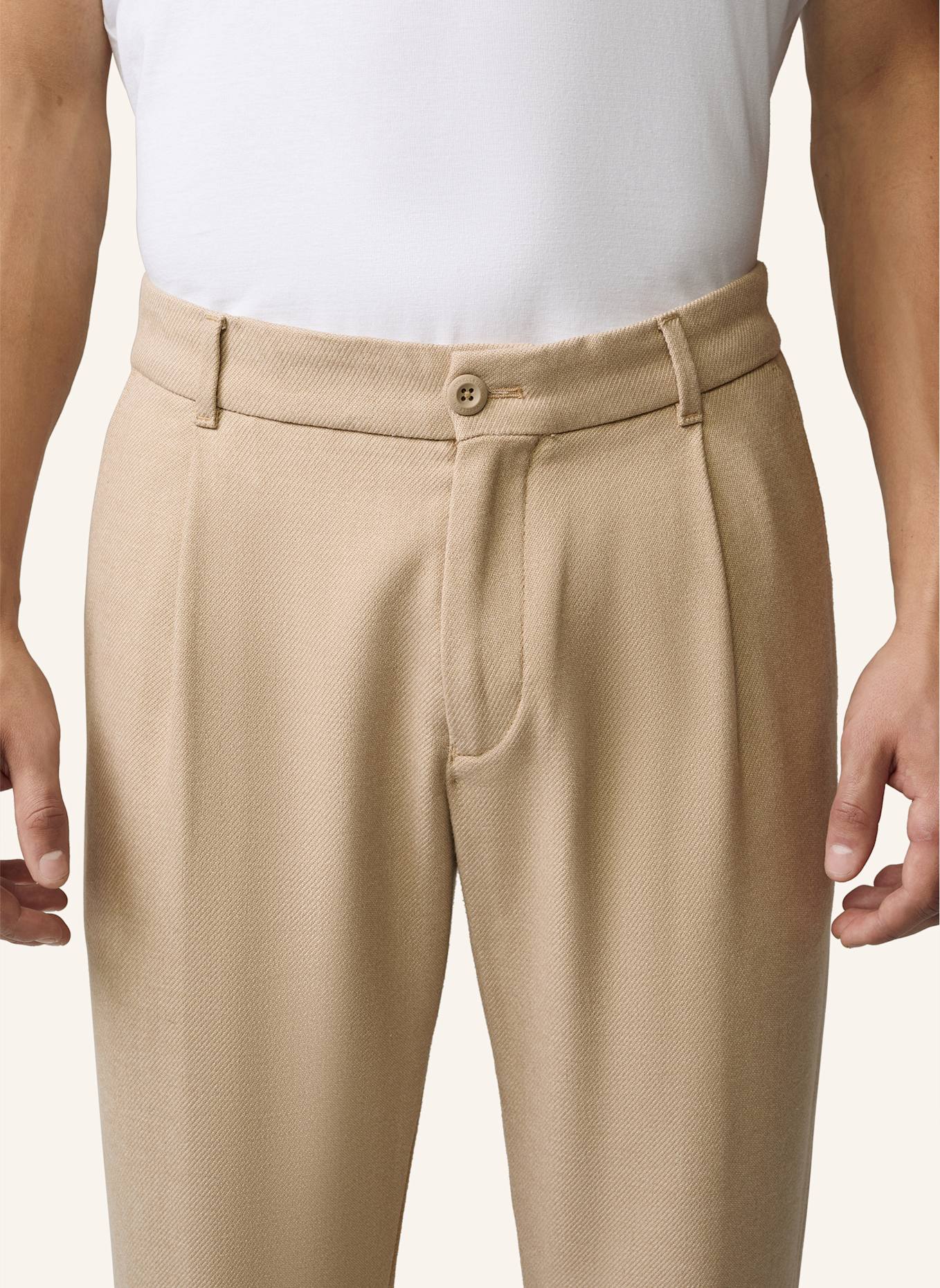 STRELLSON Bundfaltenhose LOUIS, Farbe: BEIGE (Bild 4)