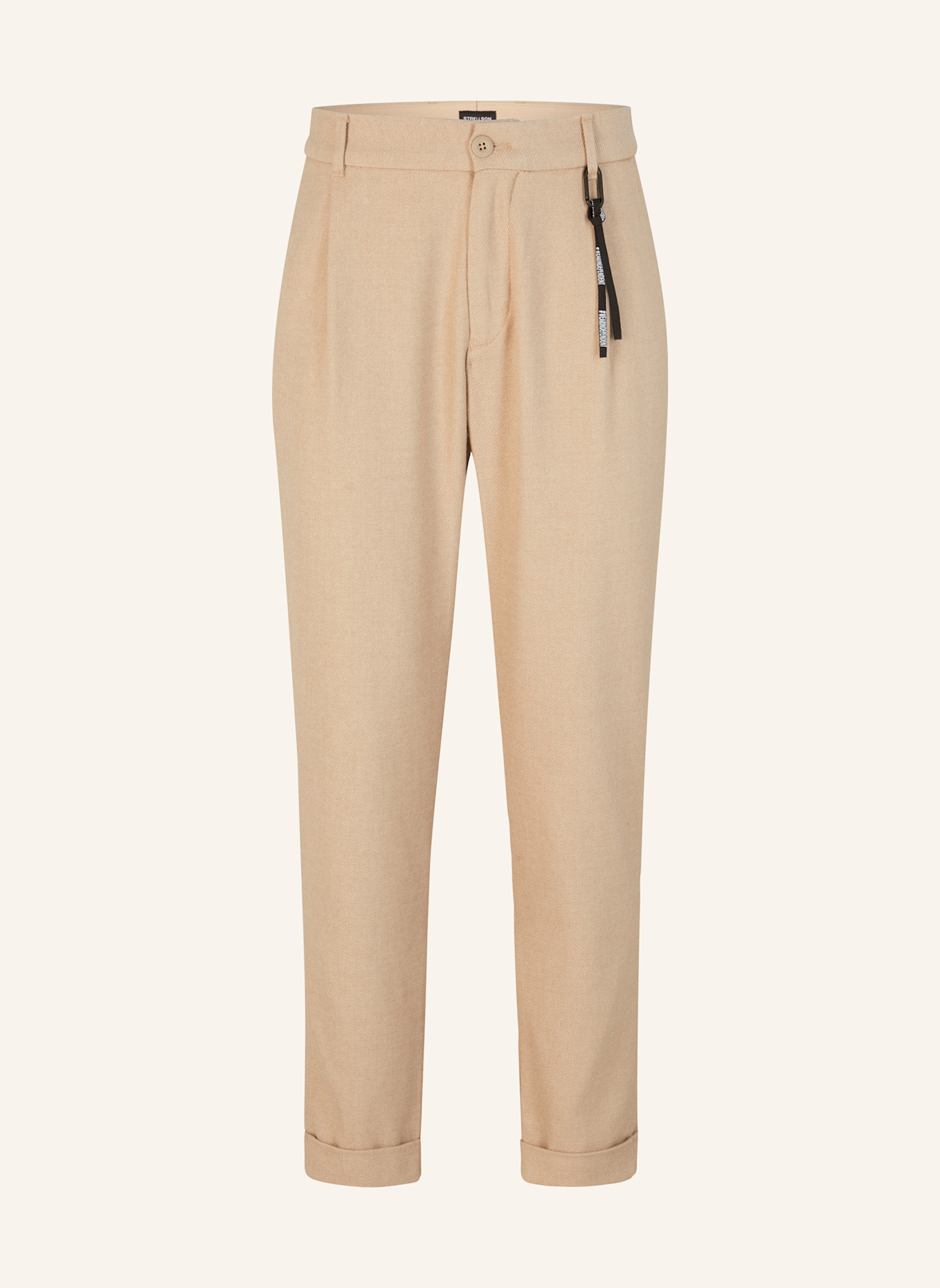 STRELLSON Bundfaltenhose LOUIS, Farbe: BEIGE (Bild 1)