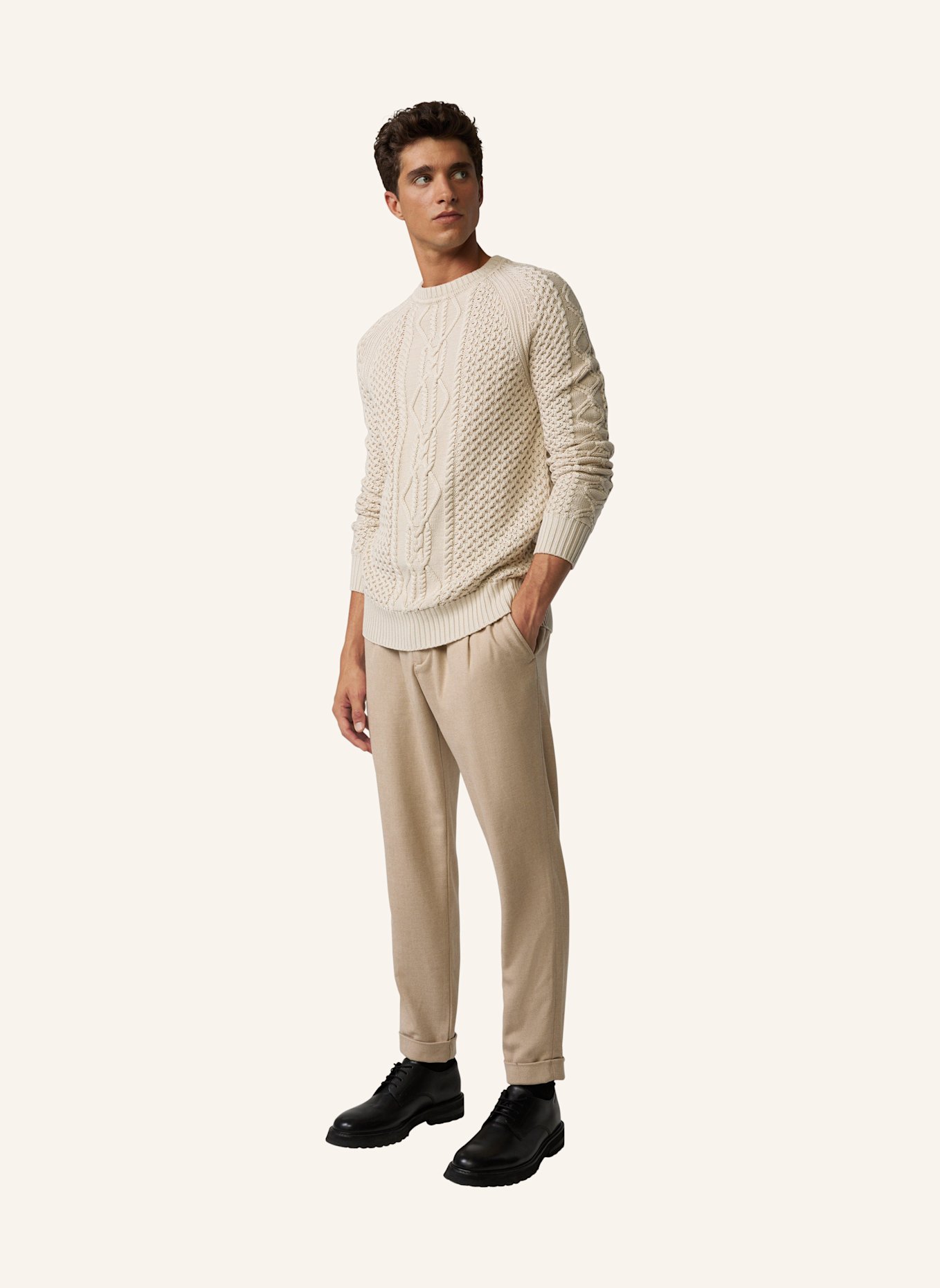 STRELLSON Pullover ADRIAN, Farbe: BEIGE (Bild 2)