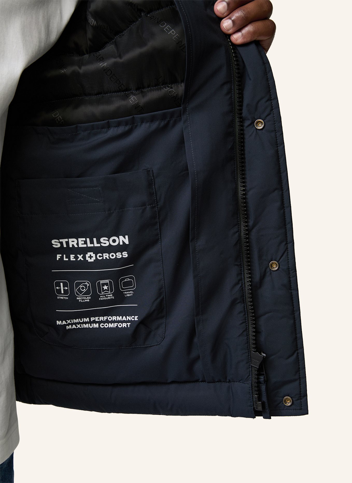 STRELLSON Steppjacke FLEX, Farbe: DUNKELBLAU (Bild 5)