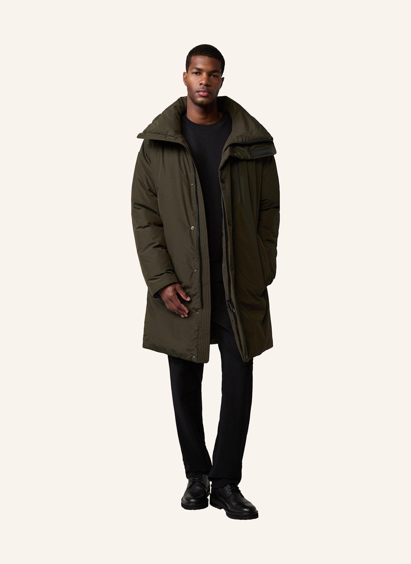 STRELLSON Mantel O-SIZED PARKA, Farbe: OLIV (Bild 2)