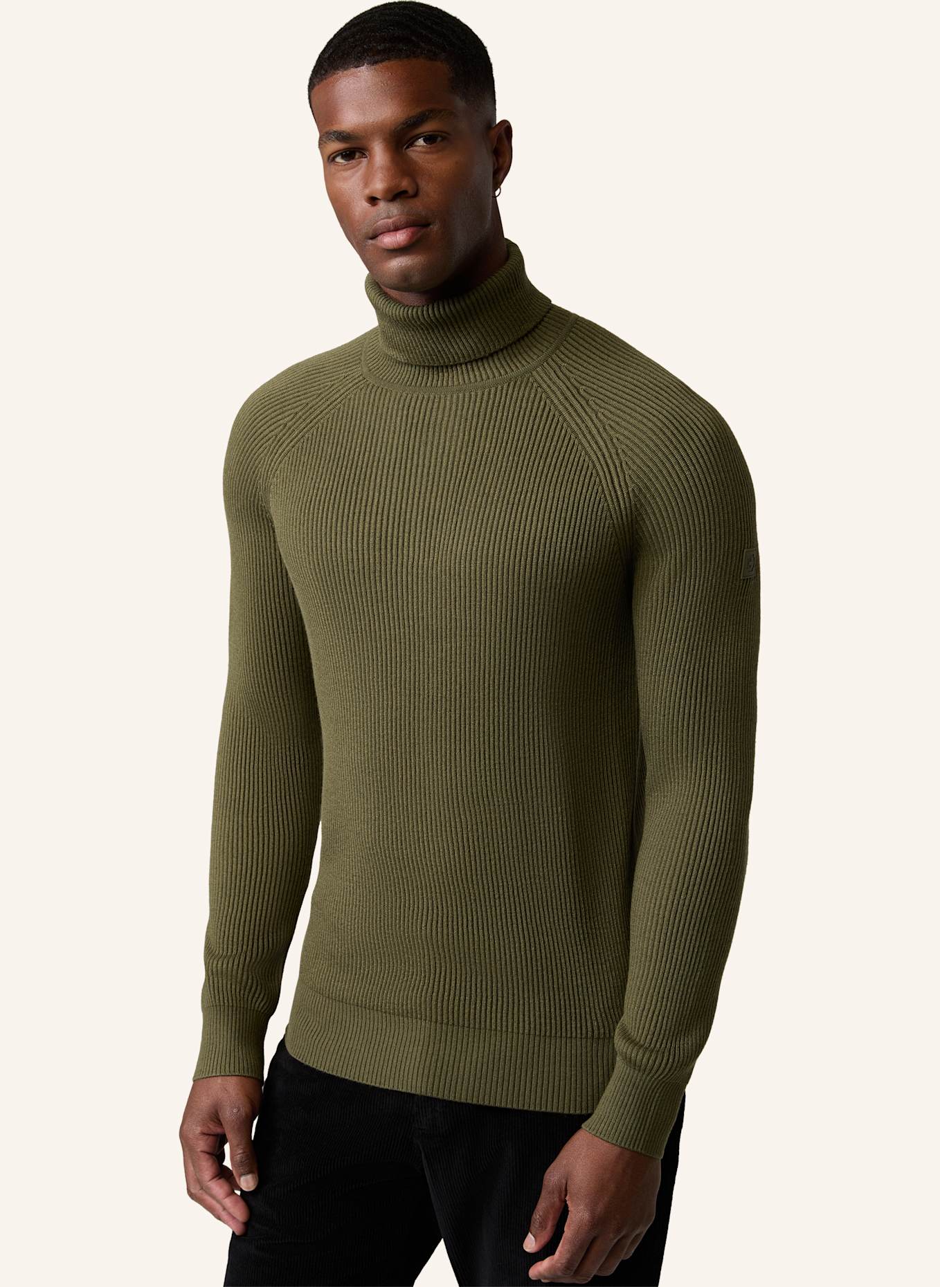 STRELLSON Rollkragenpullover HAMILTON, Farbe: OLIV (Bild 7)