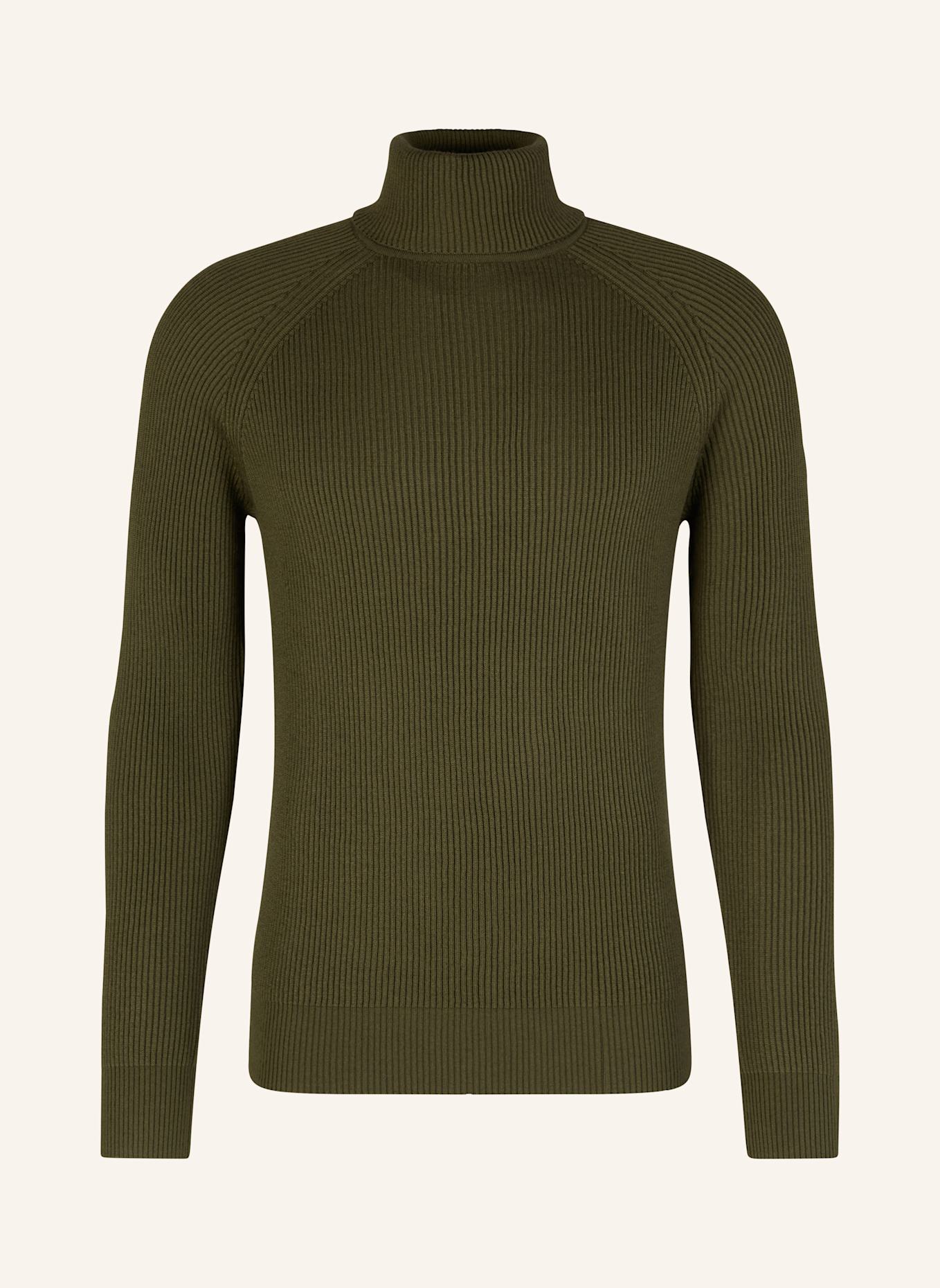 STRELLSON Rollkragenpullover HAMILTON, Farbe: OLIV (Bild 1)