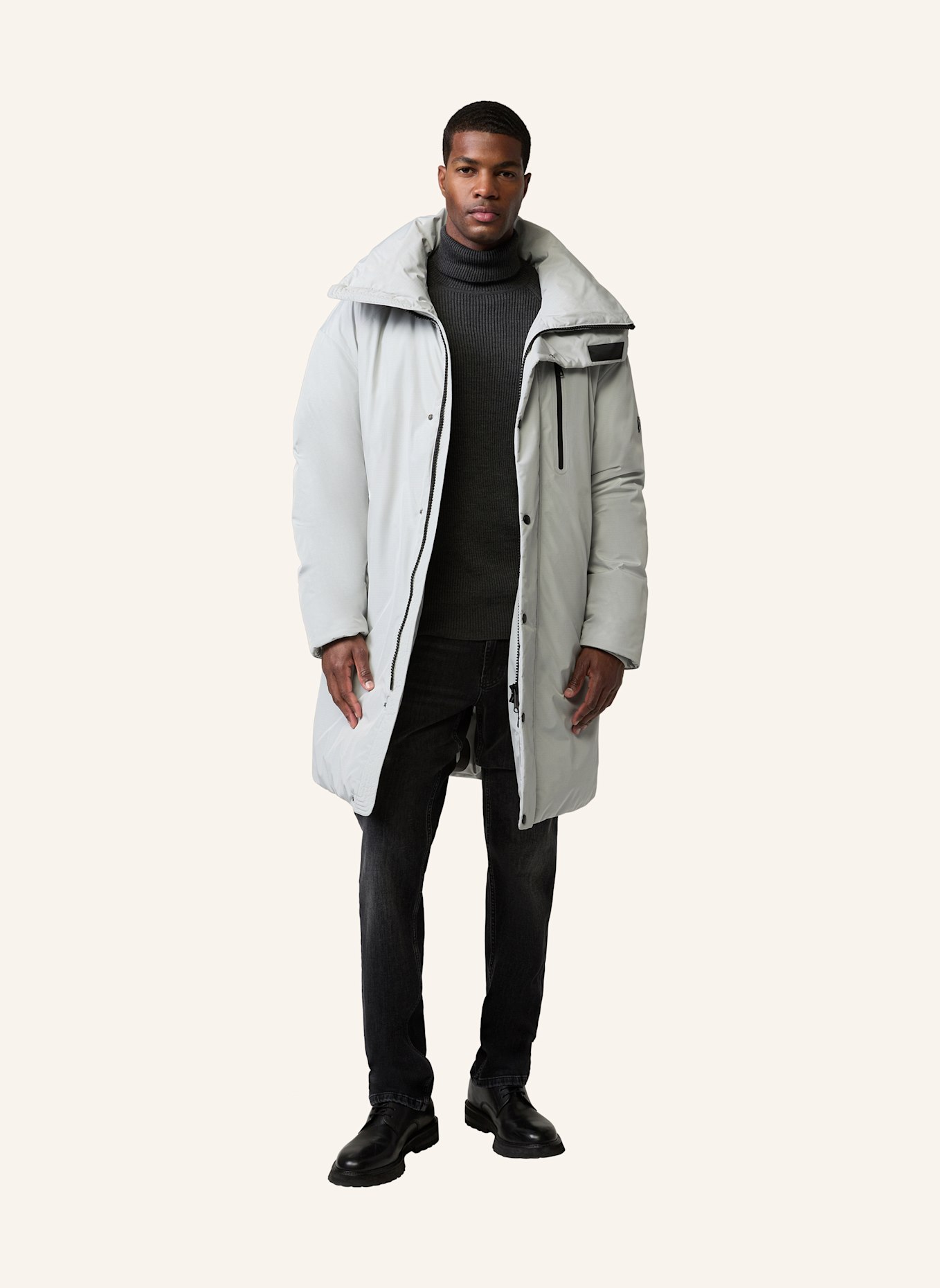 STRELLSON Mantel O-SIZED PARKA, Farbe: WEISS (Bild 2)