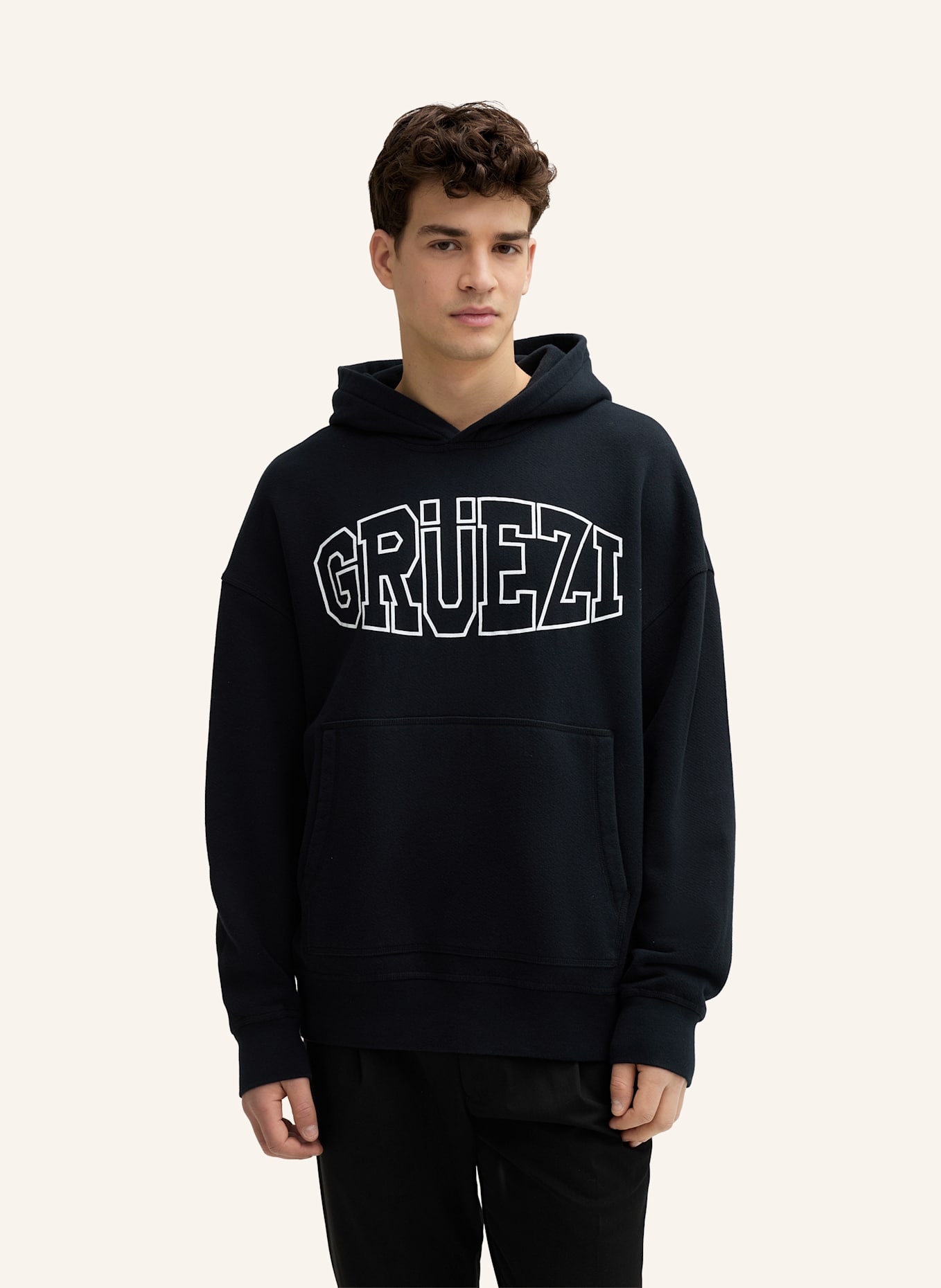 STRELLSON Hoodie TORE: SCHWARZ