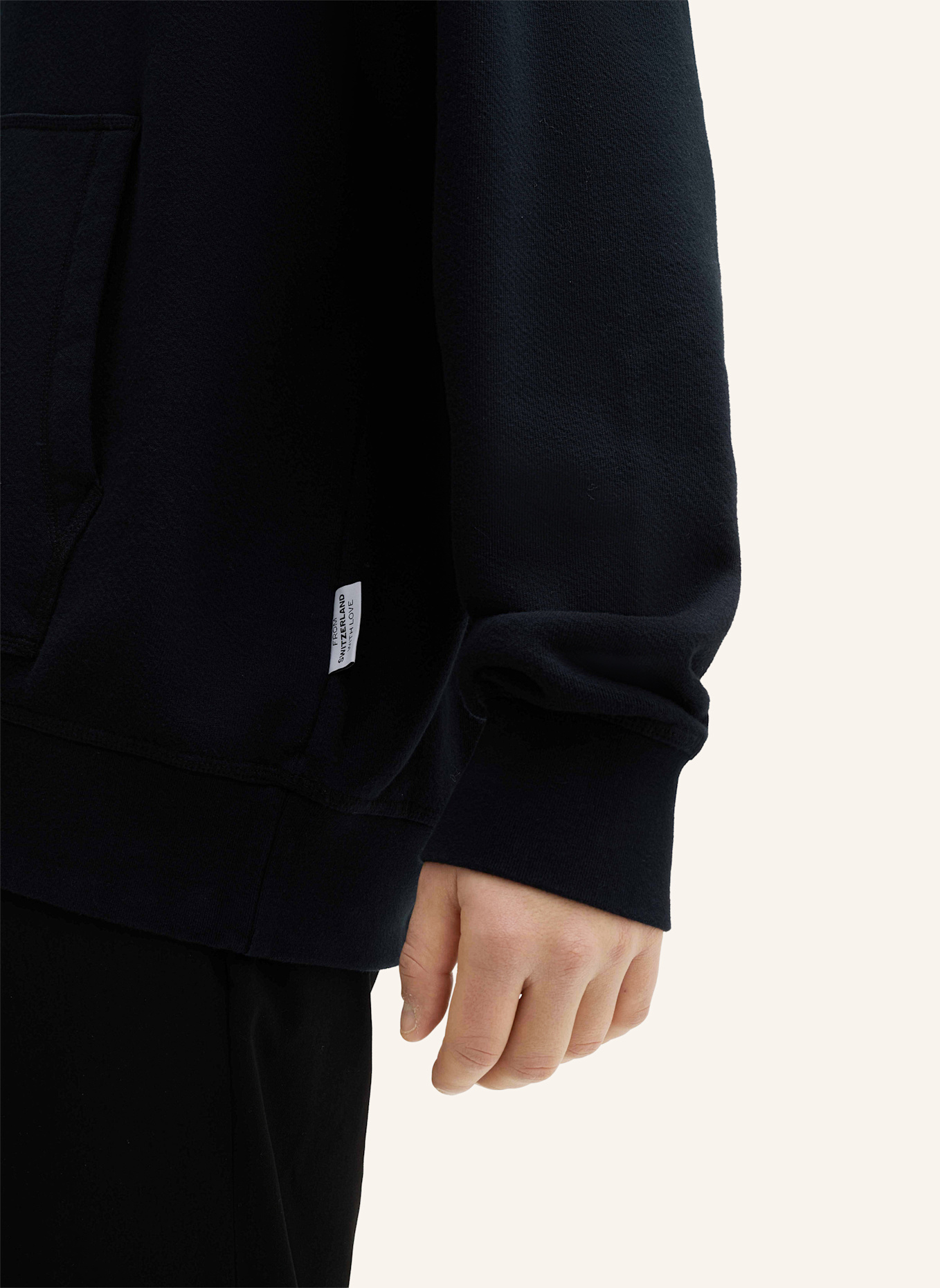 STRELLSON Hoodie TORE: SCHWARZ