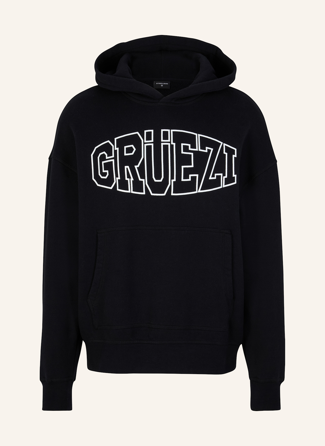 STRELLSON Hoodie TORE: SCHWARZ