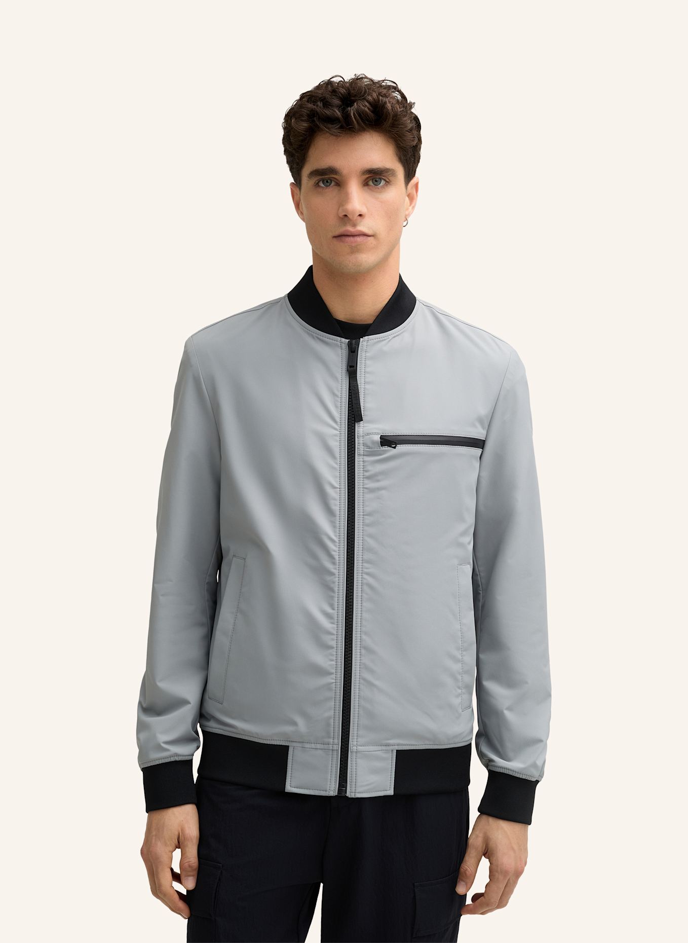 STRELLSON Blouson CLEARWATER: HELLGRAU