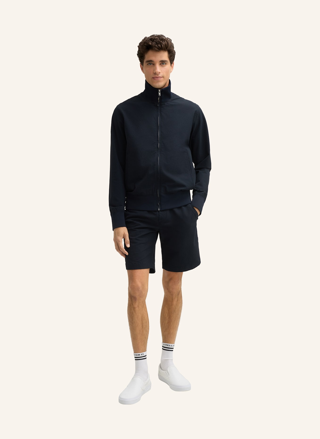 STRELLSON Blouson JASON: DUNKELBLAU