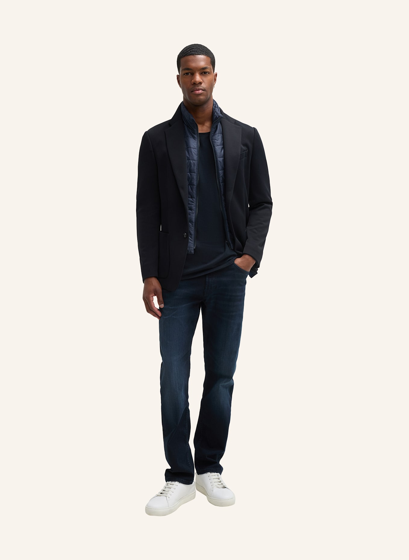 STRELLSON Longsleeve PROSPECT: DUNKELBLAU