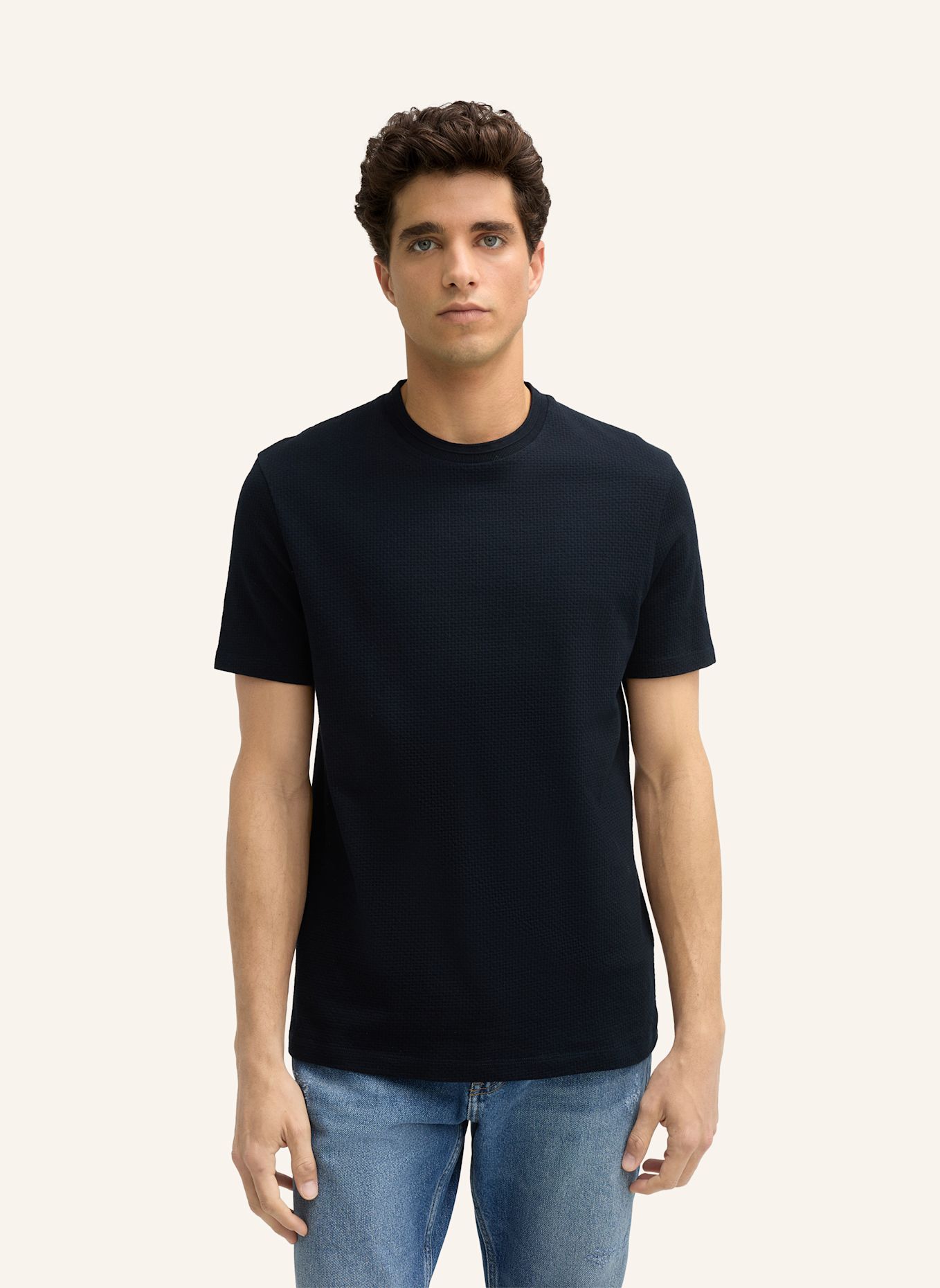 STRELLSON T-Shirt FISHER: DUNKELBLAU