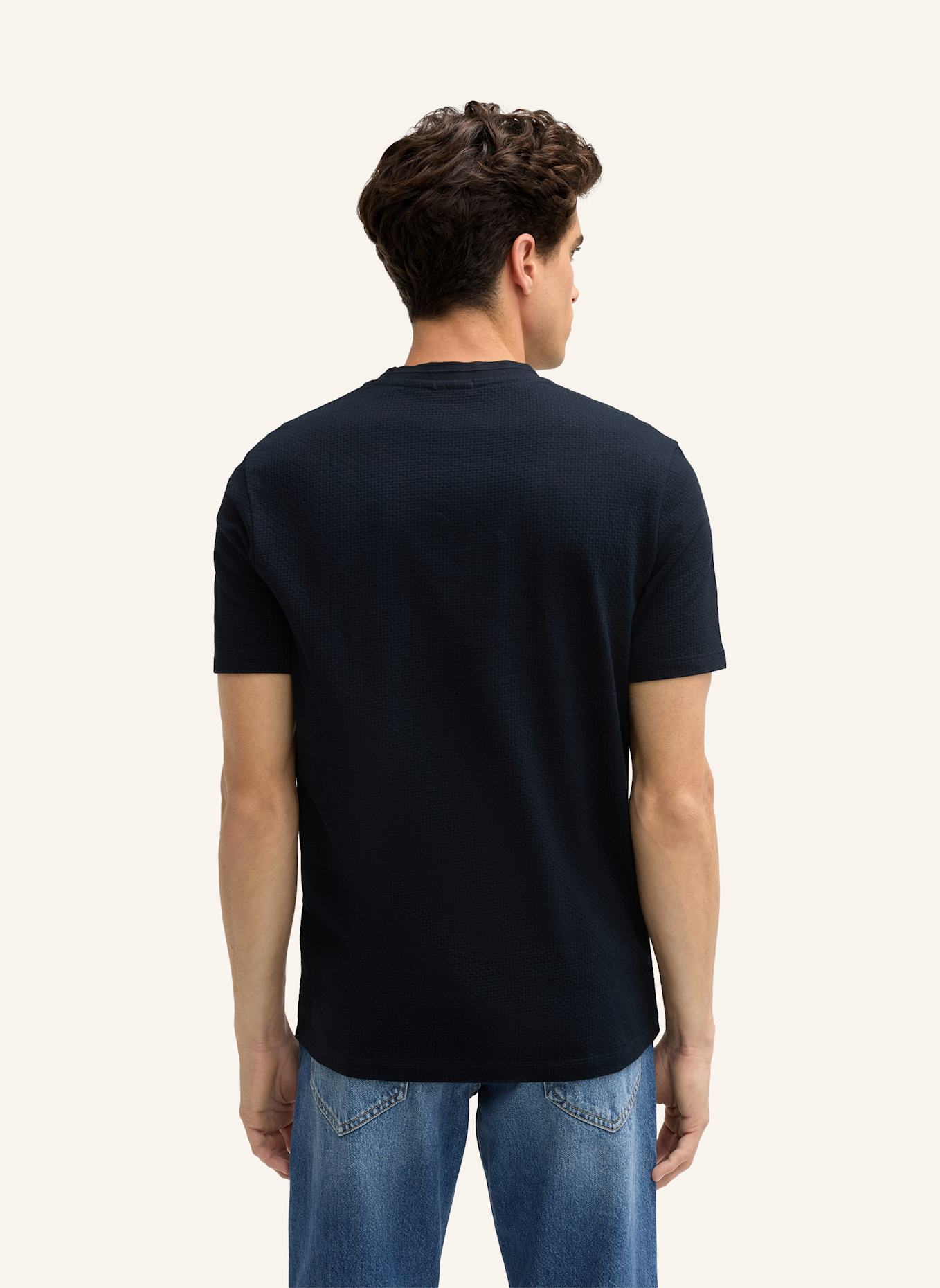 STRELLSON T-Shirt FISHER: DUNKELBLAU