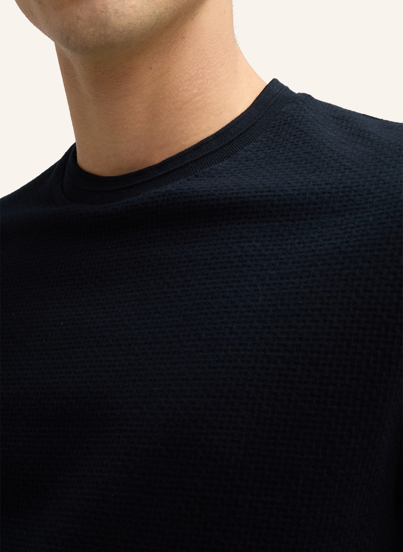 STRELLSON T-Shirt FISHER: DUNKELBLAU