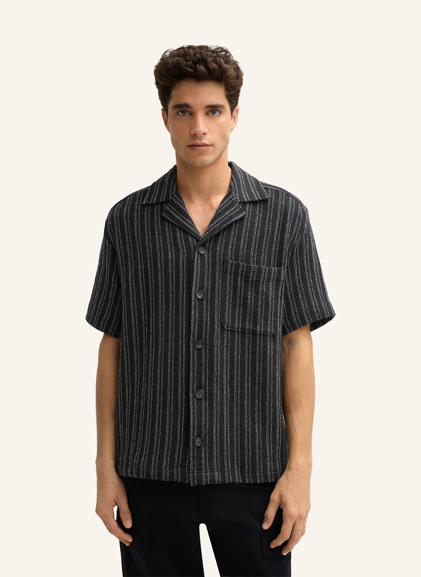 STRELLSON Shirt NOEM: SCHWARZ