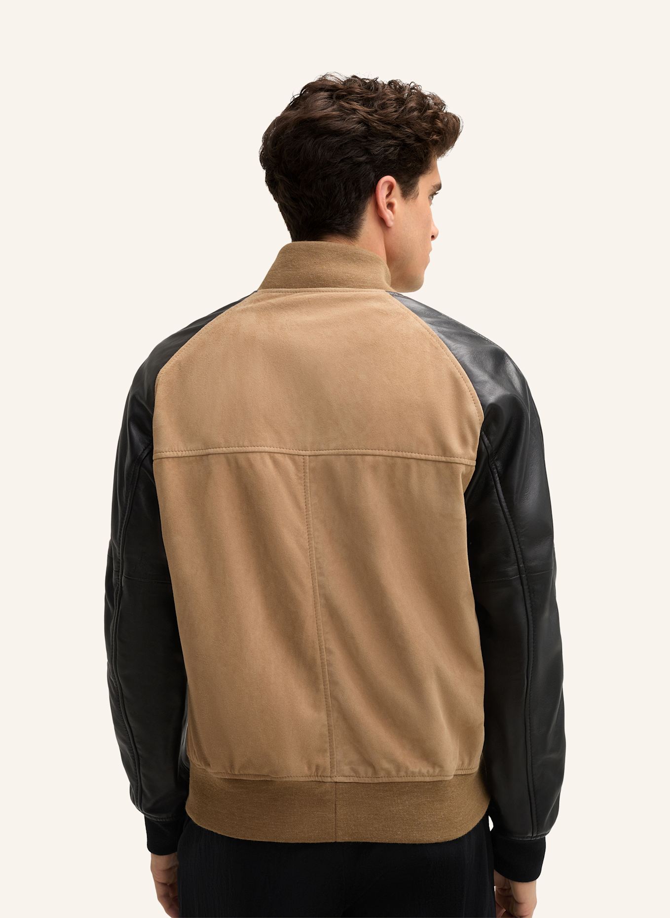 STRELLSON Lederjacke KADE: BEIGE