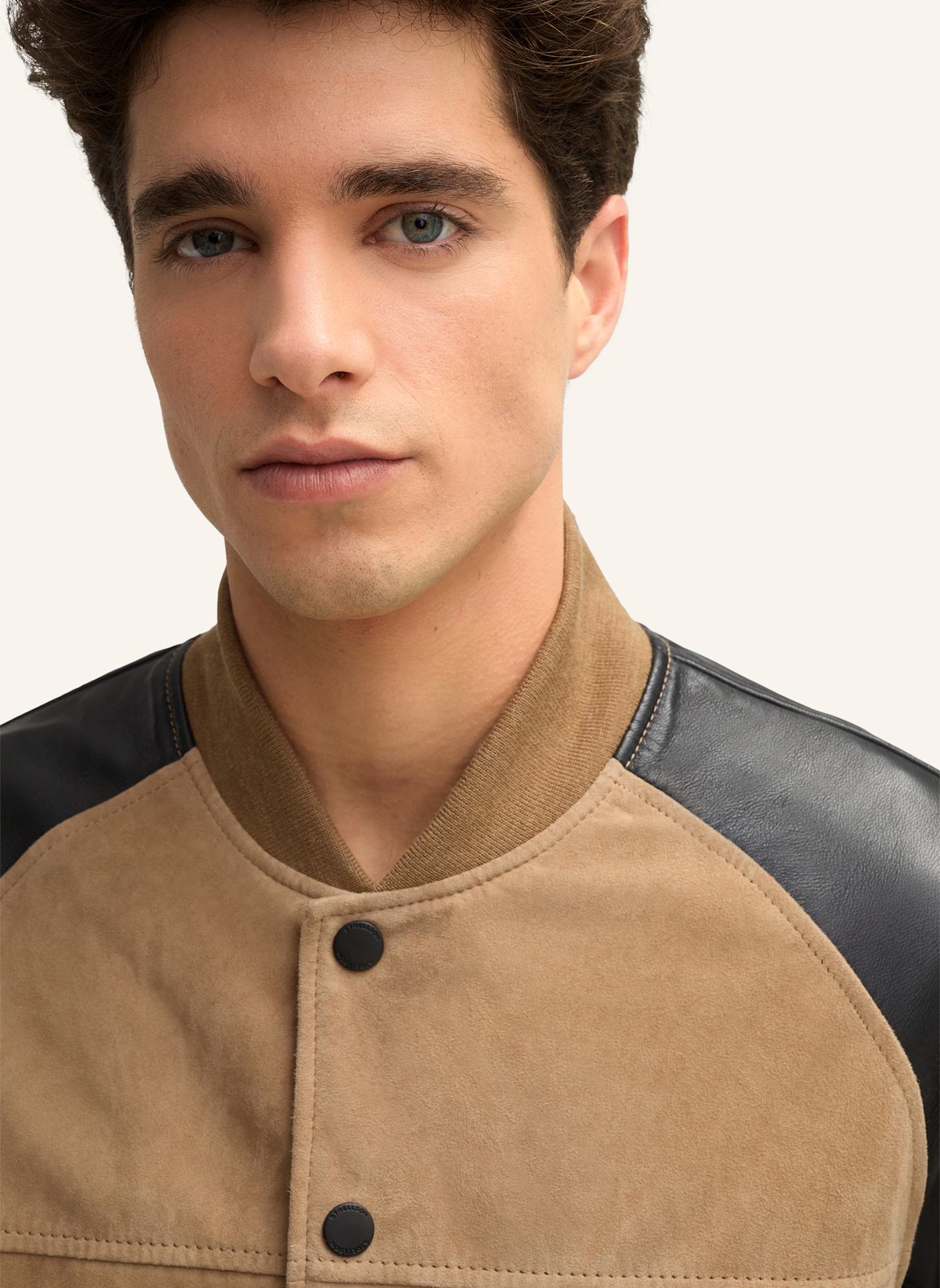 STRELLSON Lederjacke KADE: BEIGE